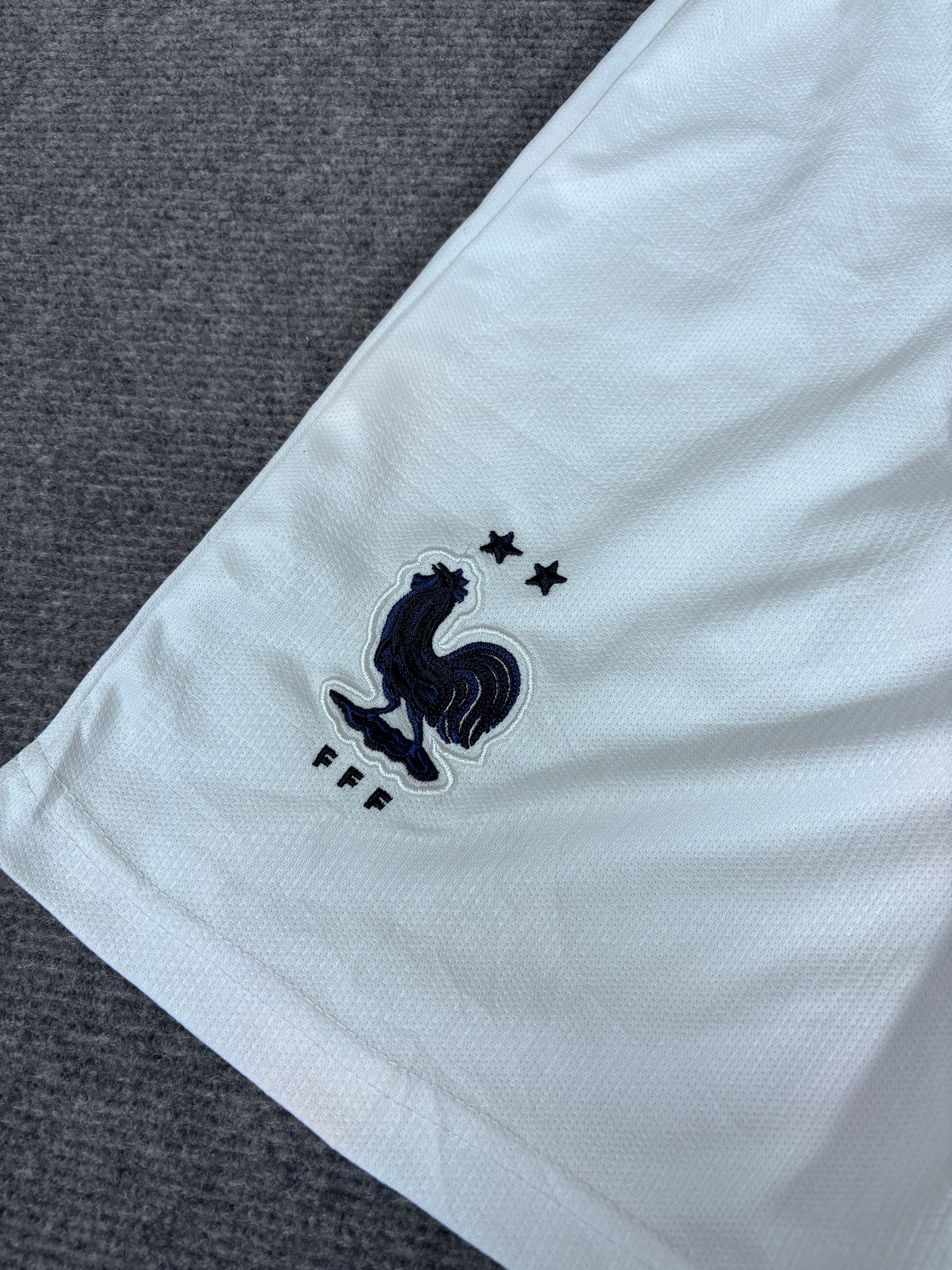 Nike France Football Shorts Men’s S 2018 National Team White Badge Logo #10 Swoosh