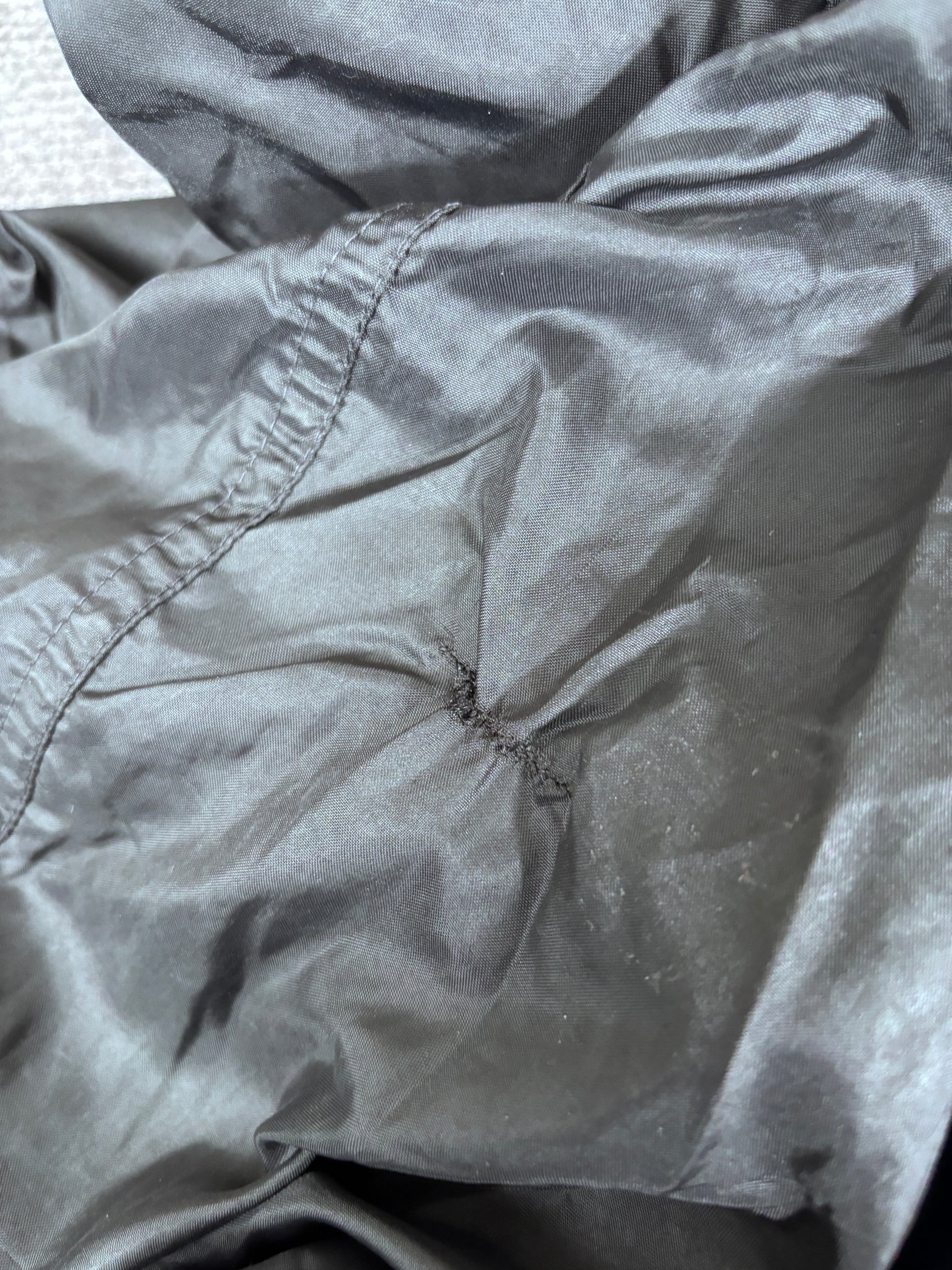 Vintage 90s Nike Track Pants Men’s L Black Pink Swoosh Cuffed Nylon Windbreakers