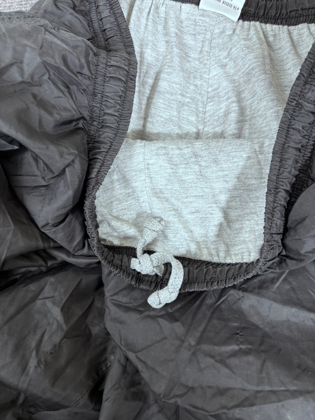 Vintage 90s Nike Track Pants Men’s L Black Pink Swoosh Cuffed Nylon Windbreakers