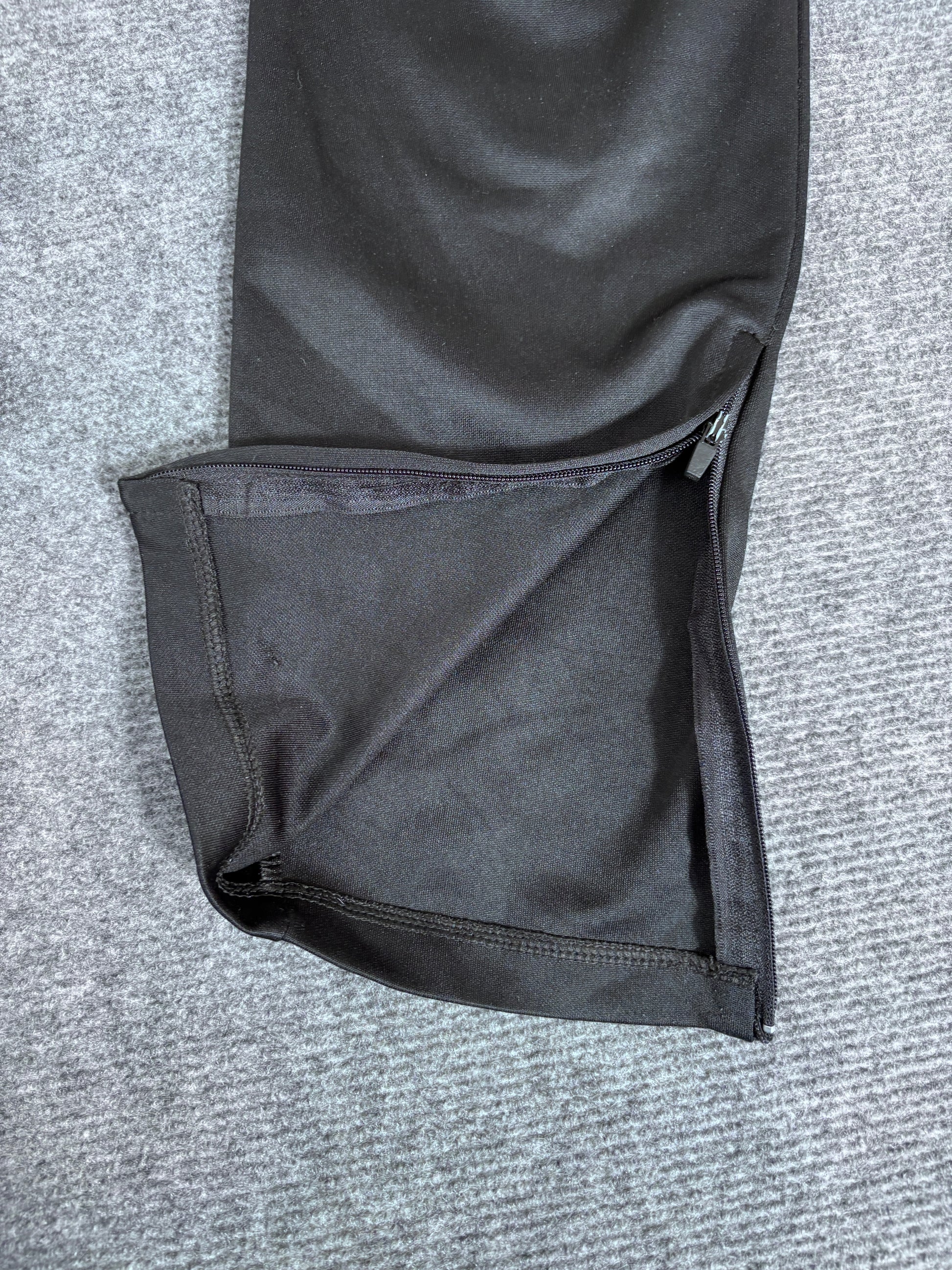 Nike Track Pants Men’s S Black Poly Pink Atletico Madrid Tapered Leg Ankle Zip