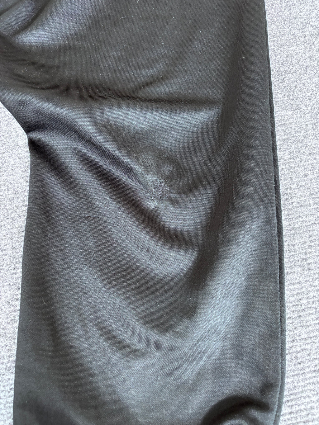 Nike Track Pants Men’s S Black Poly Pink Atletico Madrid Tapered Leg Ankle Zip