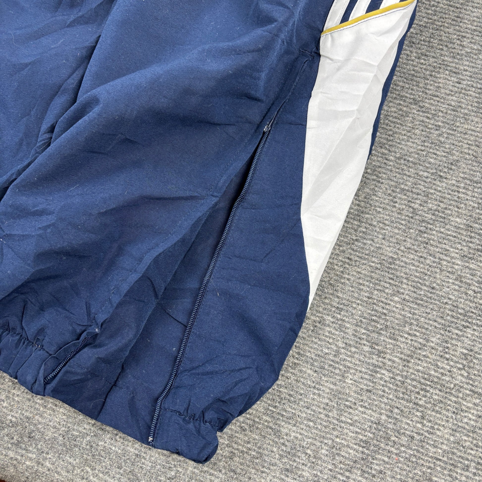 2000s Adidas Chelsea Football Track Pants Men's Large Navy 3 Stripe