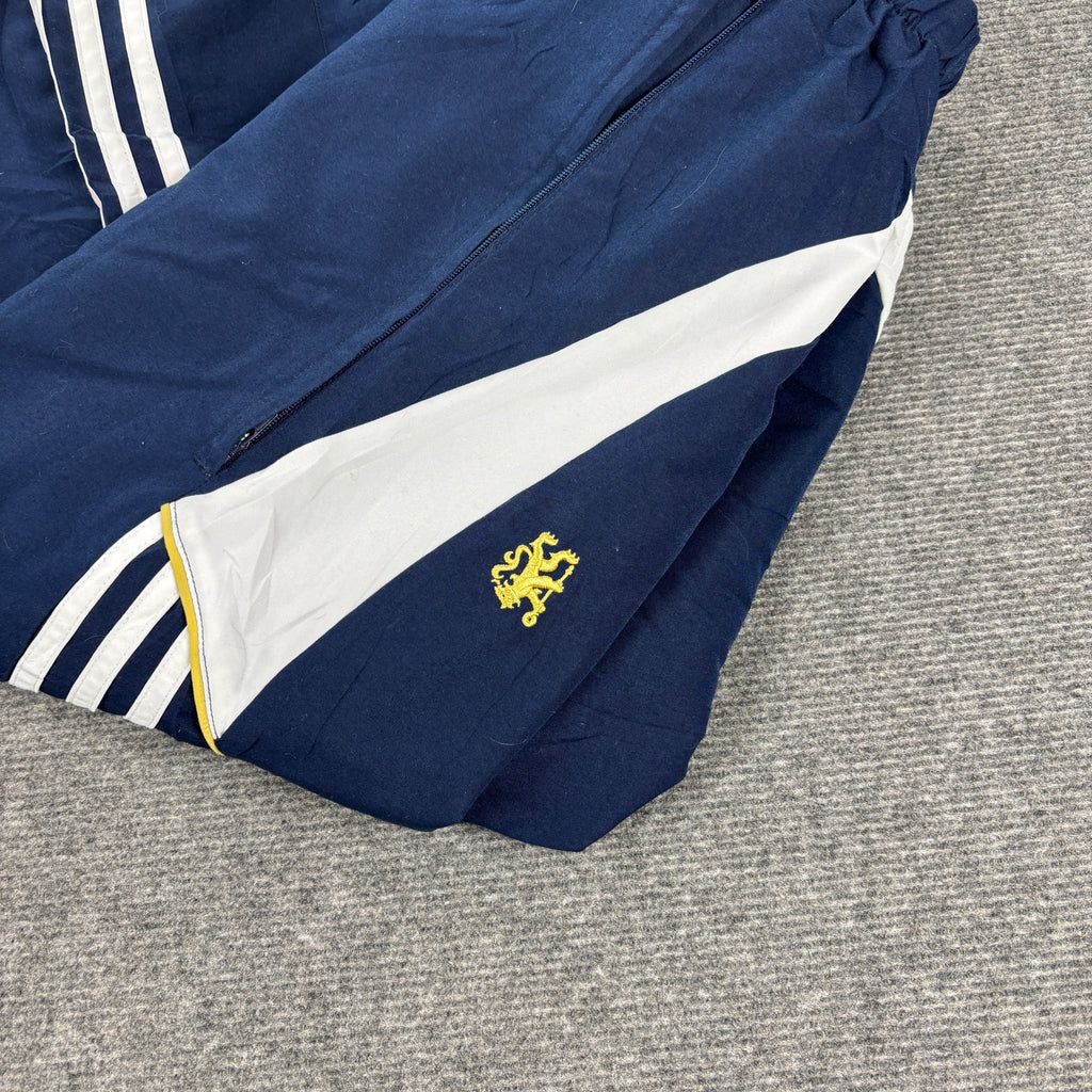 2000s Adidas Chelsea Football Track Pants Men's Large Navy 3 Stripe