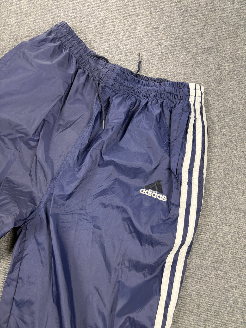 Y2K Adidas 3 Stripe Track Pants Men's Small Super Light Windbreakers