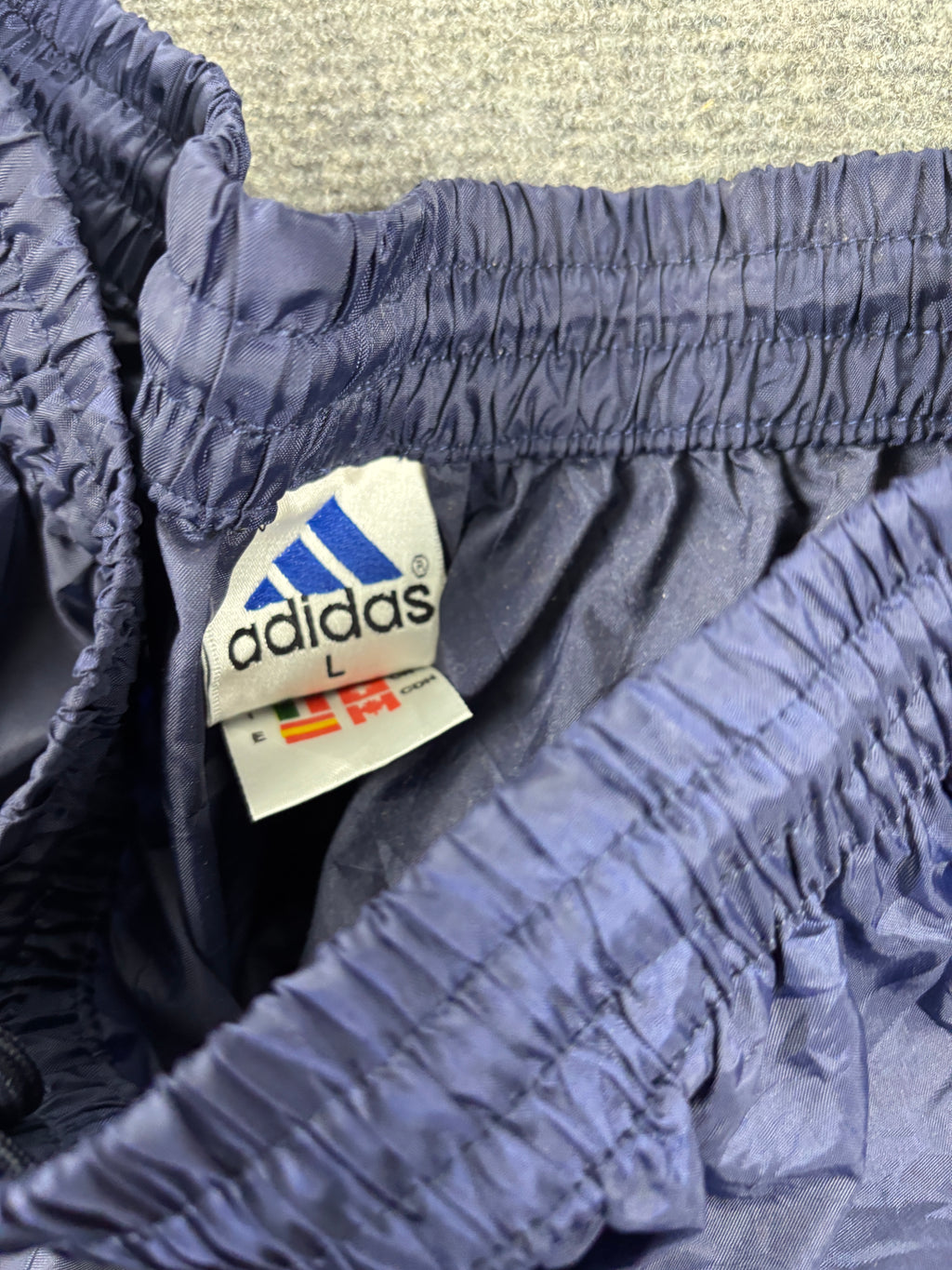 Y2K Adidas 3 Stripe Track Pants Men's Small Super Light Windbreakers
