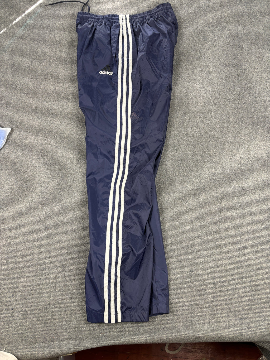 Y2K Adidas 3 Stripe Track Pants Men's Small Super Light Windbreakers