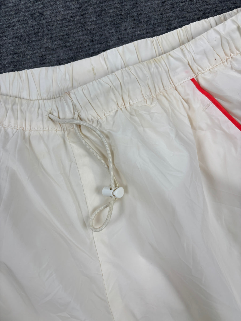 Adidas Track Pants Women's Medium Orange Cream 3 Stripe