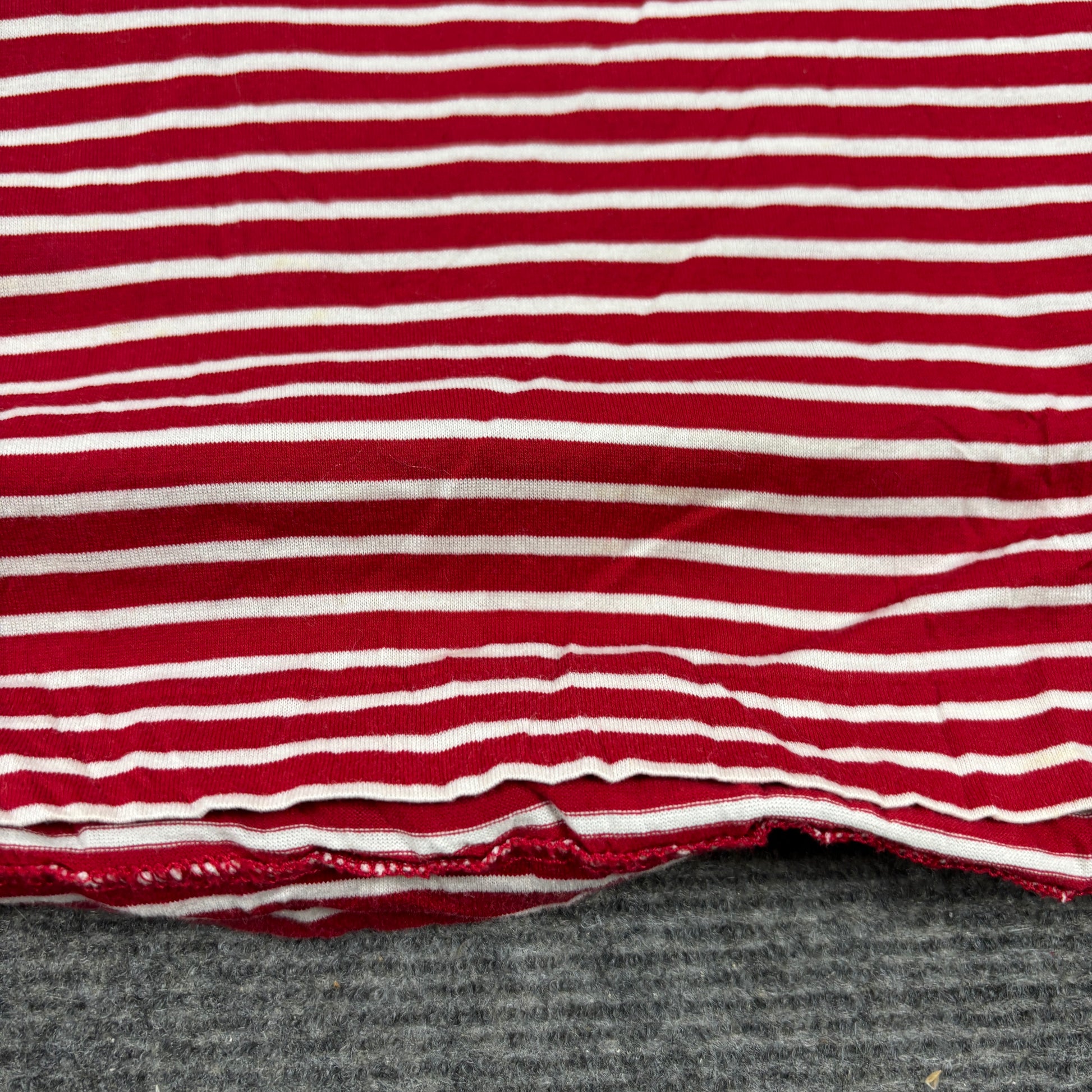 Vintage Polo Golf Polo Shirt Men's Large Red White Stripe Small Pony