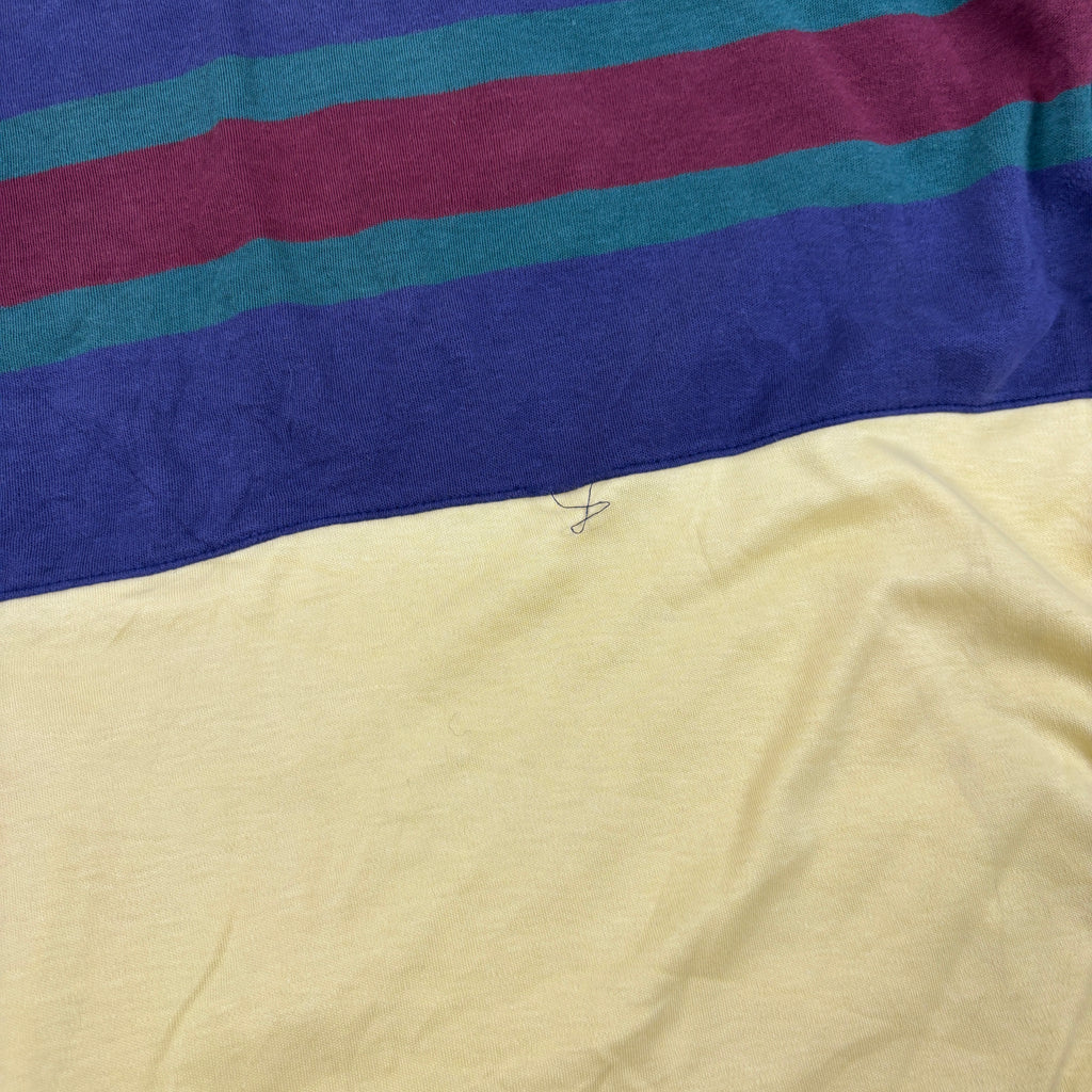 Vintage Polo Ralph Lauren Polo Shirt Men's XL Yellow Stripe Golf