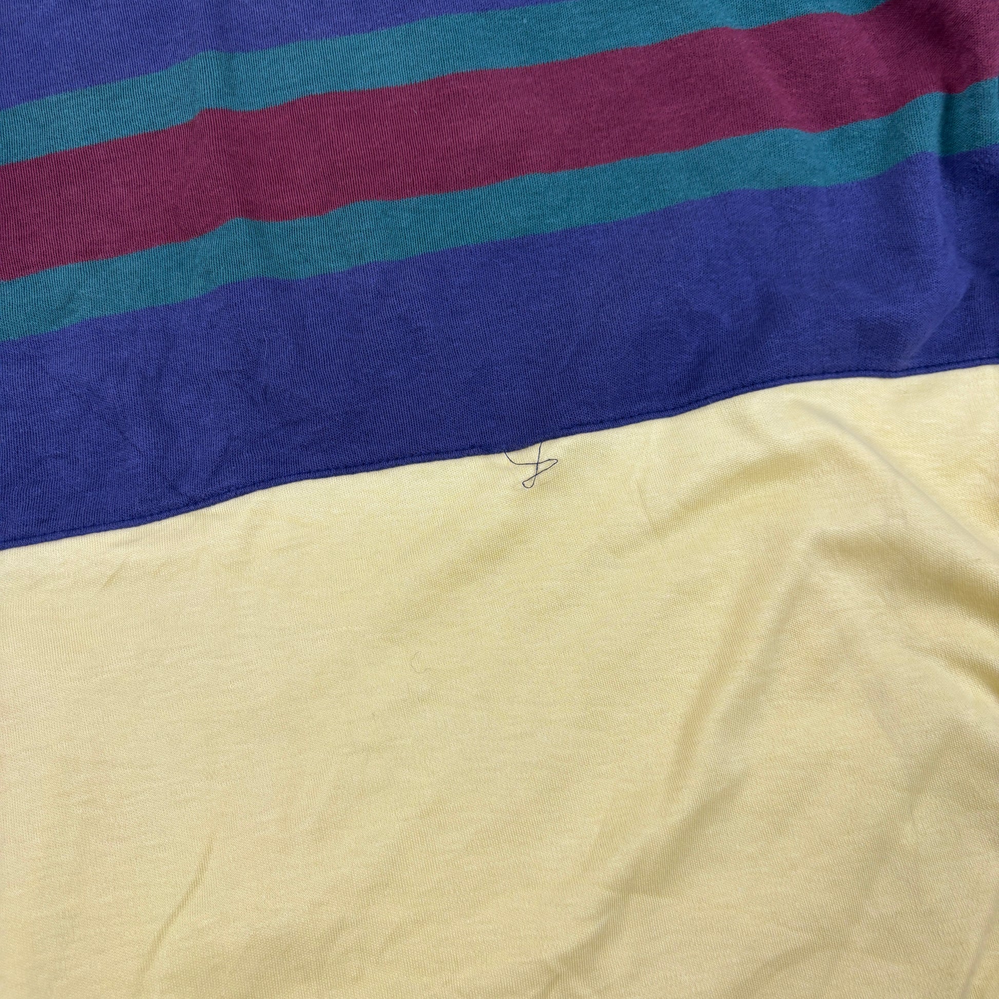 Vintage Polo Ralph Lauren Polo Shirt Men's XL Yellow Stripe Golf