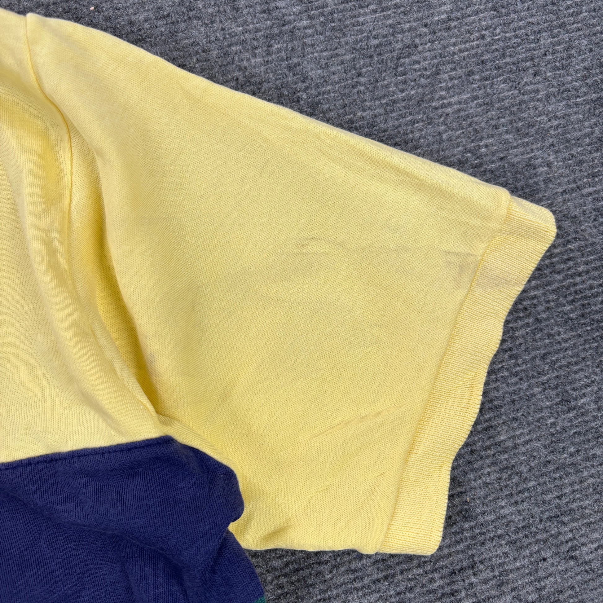 Vintage Polo Ralph Lauren Polo Shirt Men's XL Yellow Stripe Golf