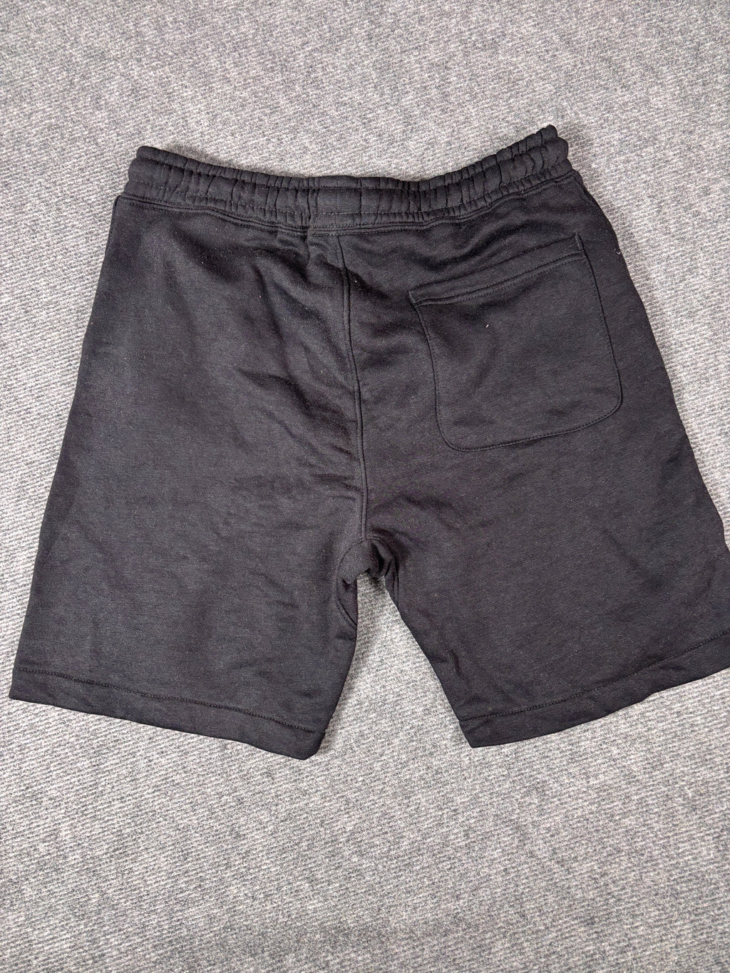 Ed Hardy Sweat Shorts Size S Black Yellow Spell Out Y2K Streetwear