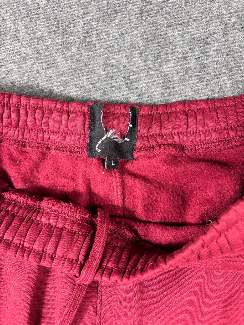 Ed Hardy Sweat Shorts Size L Red Tattoo Art Skull Flame Y2K Streetwear Style