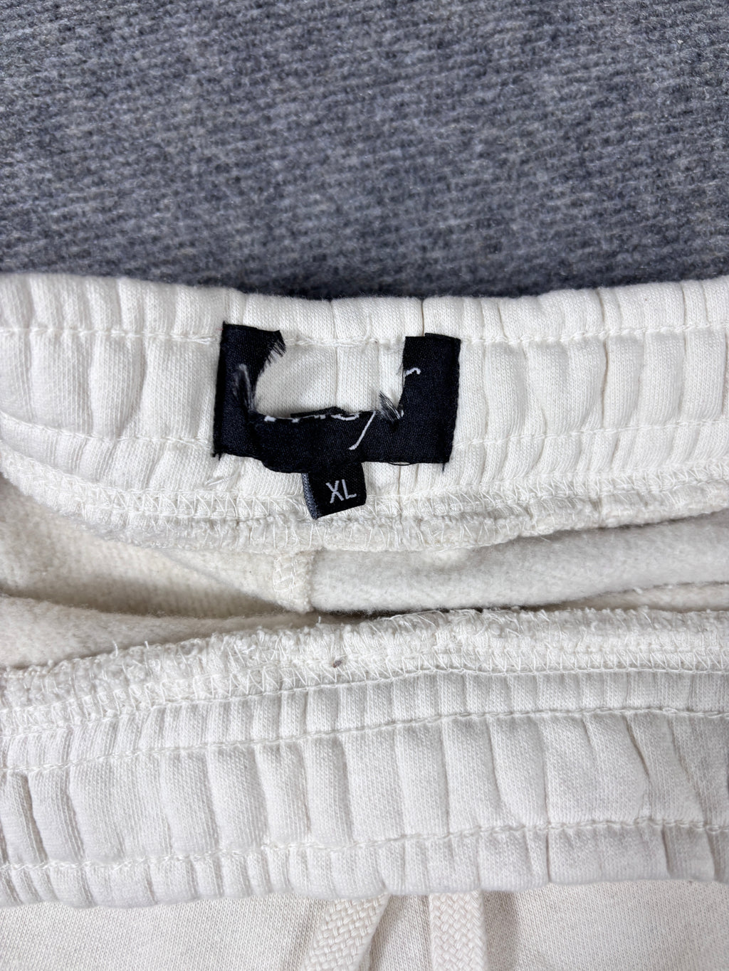 Ed Hardy Sweat Shorts Size XL White Tattoo Art Skull Heart Y2K Streetwear Style