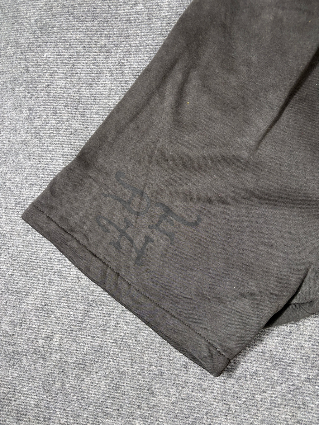 Ed Hardy Sweat Shorts Size XL Black Gold Tattoo Art Panther Y2K Streetwear Style