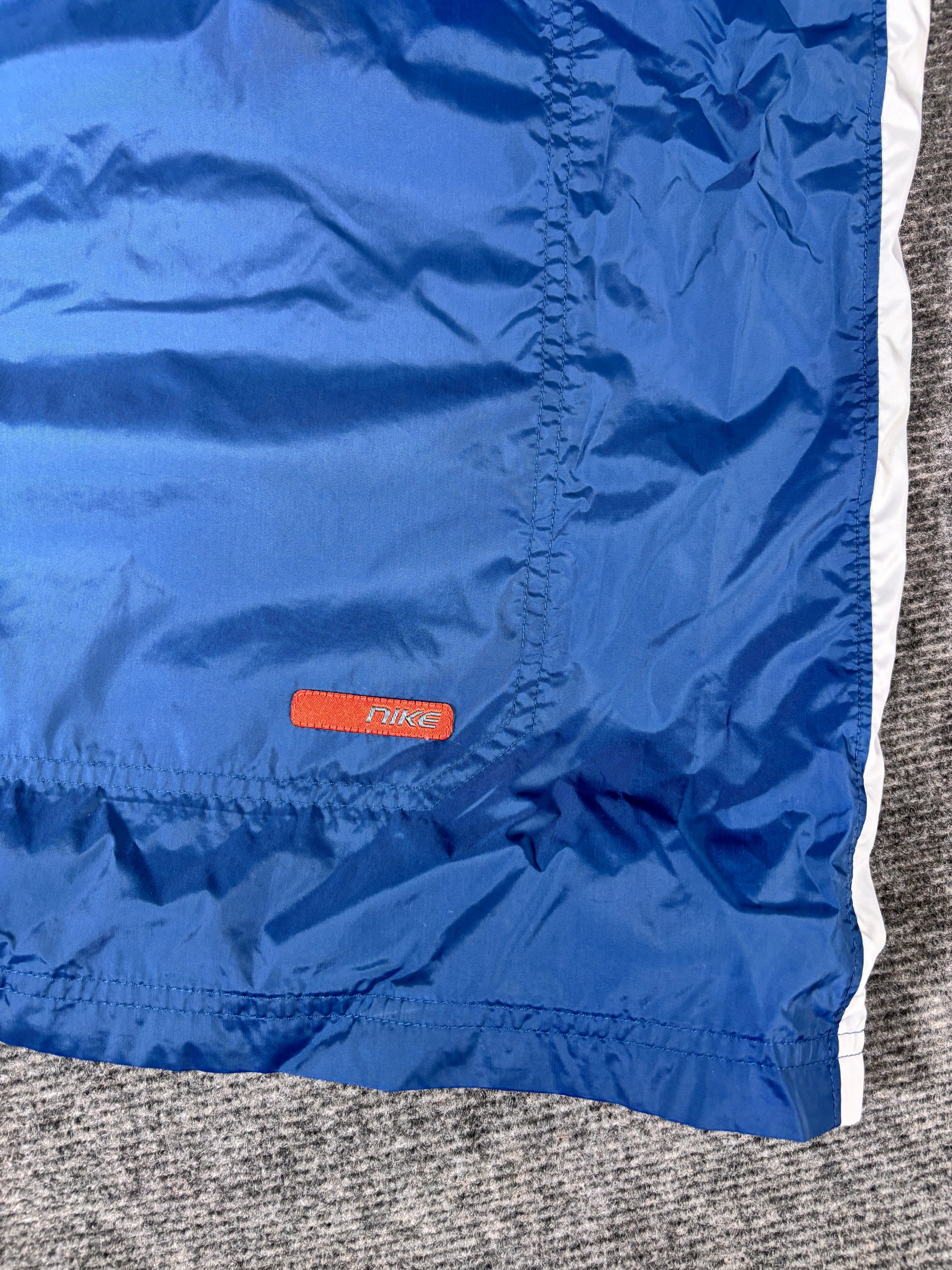 Vintage 90s Nike Jacket Size M Navy White Tech Wear Pouch Pocket Sleeveless