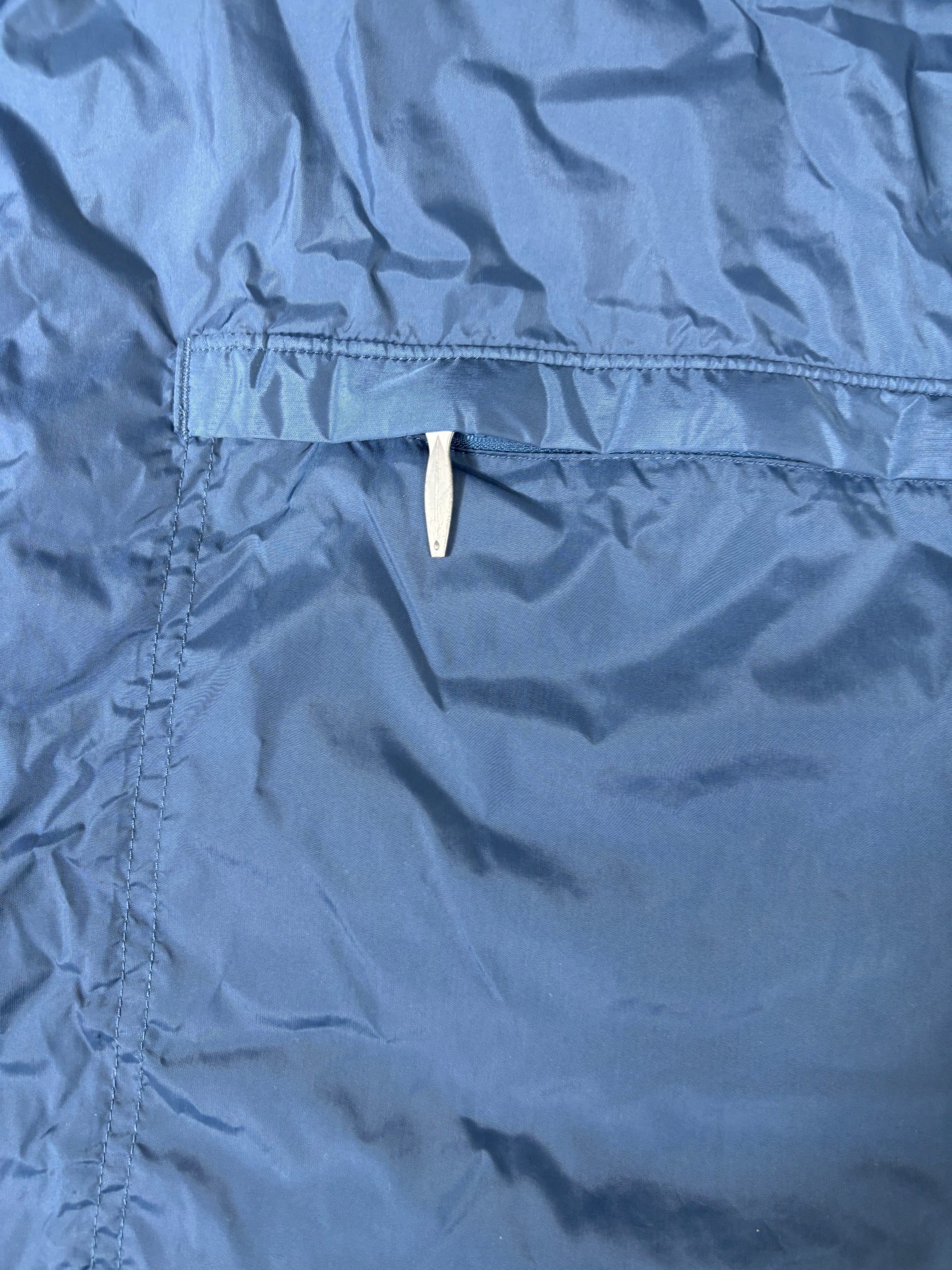 Vintage 90s Nike Jacket Size M Navy White Tech Wear Pouch Pocket Sleeveless