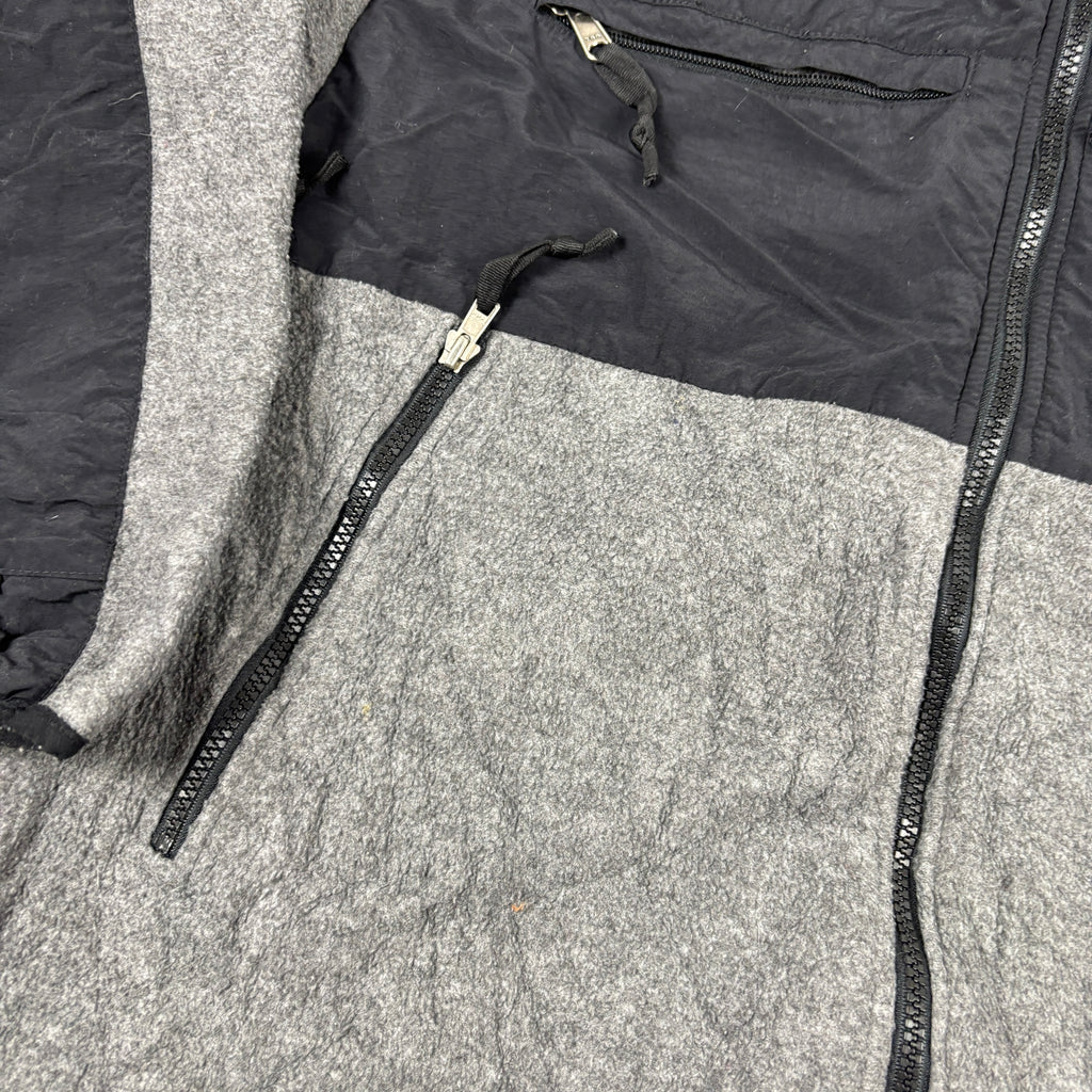 Vintage The North Face Denali Jacket Mens L Black Grey Fleece