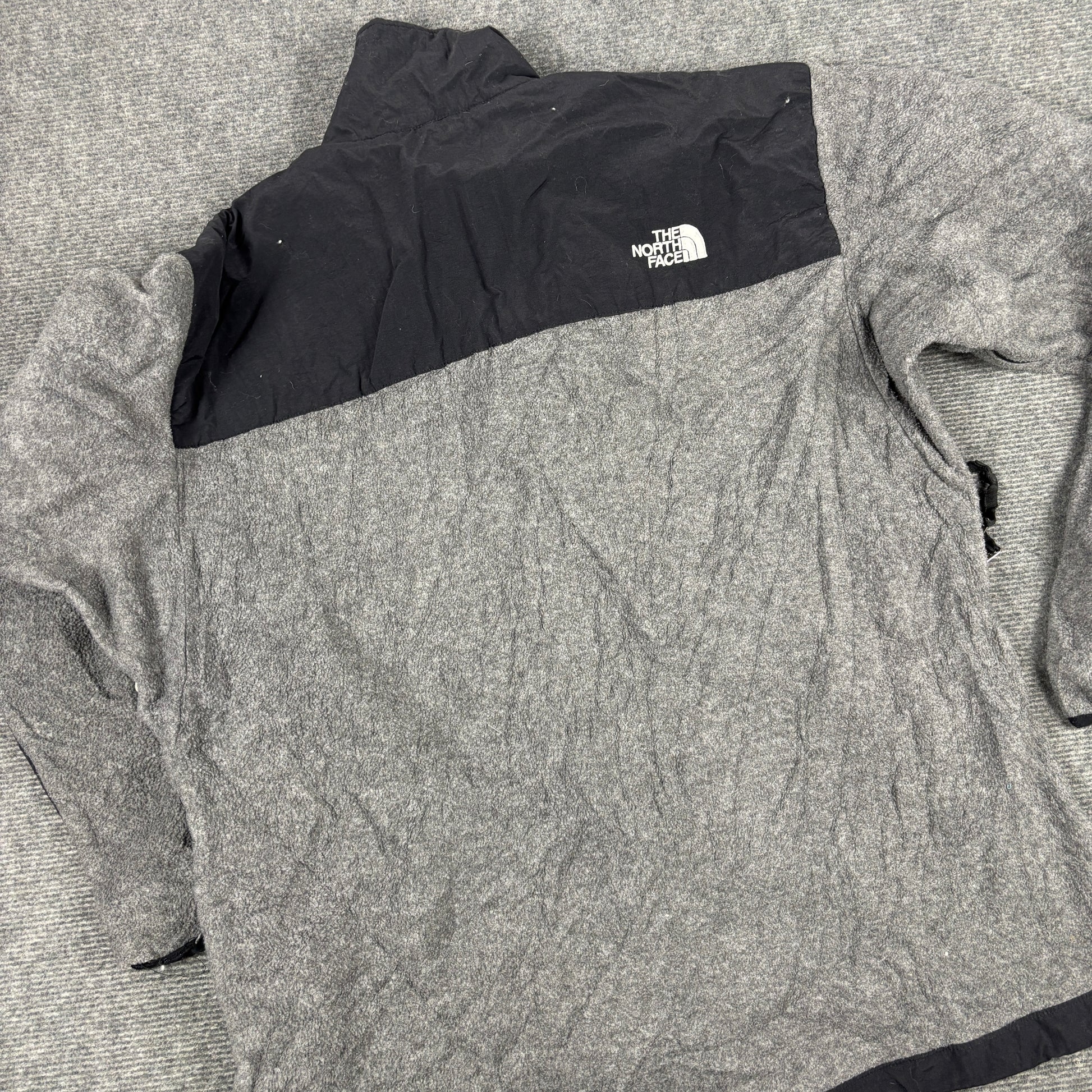 Vintage The North Face Denali Jacket Mens L Black Grey Fleece
