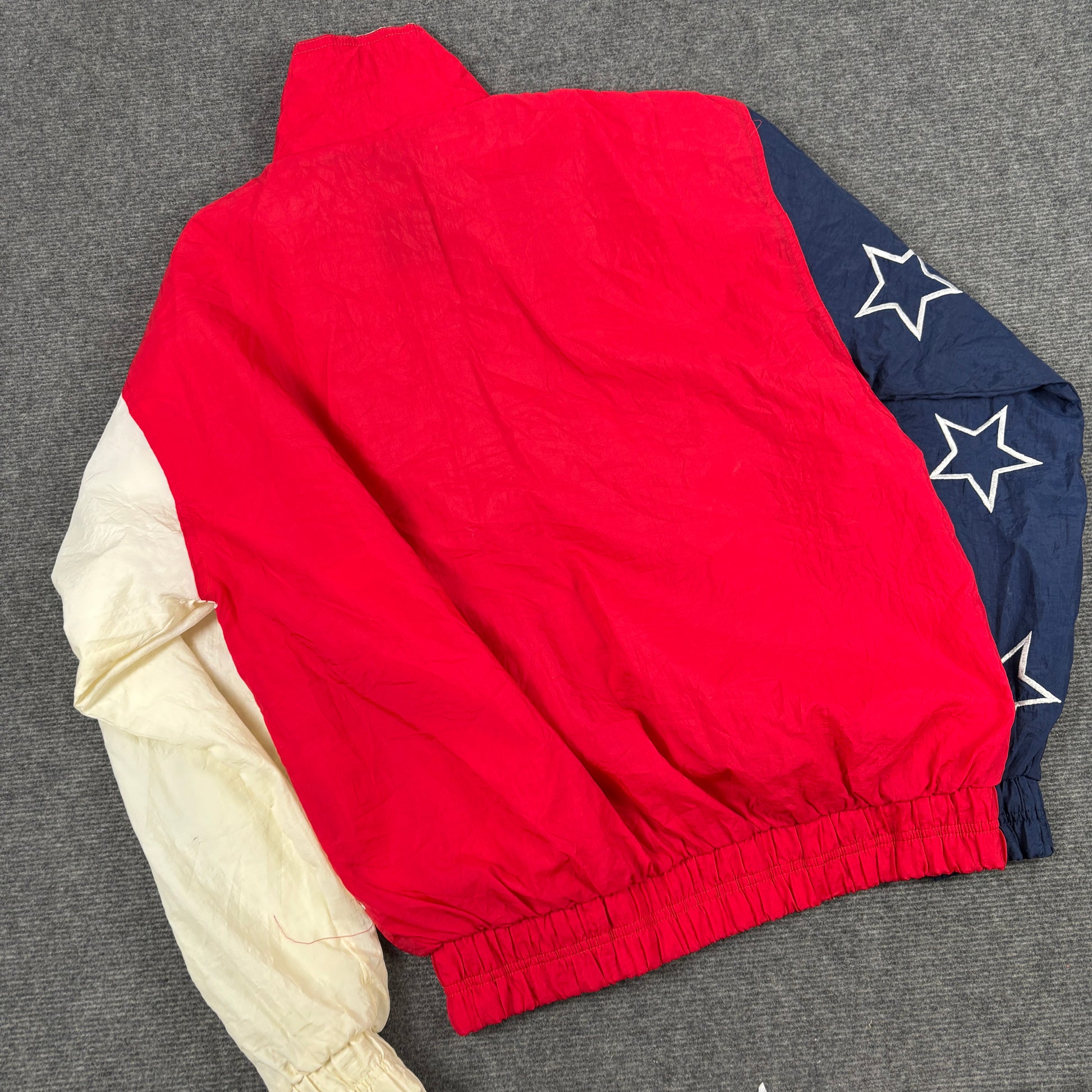 90s Atlanta Olympics Team USA Jacket Men's XL Red White Blue Stripe Windbreaker
