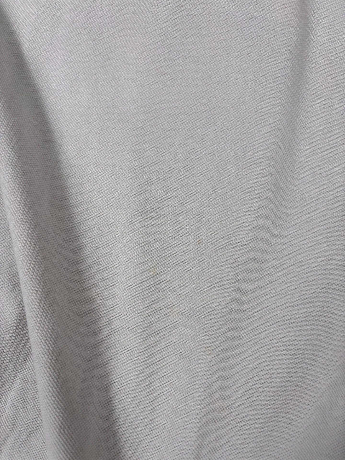 Nike Polo Shirt Women’s L White/Off-White Cotton Chest Logo Classic