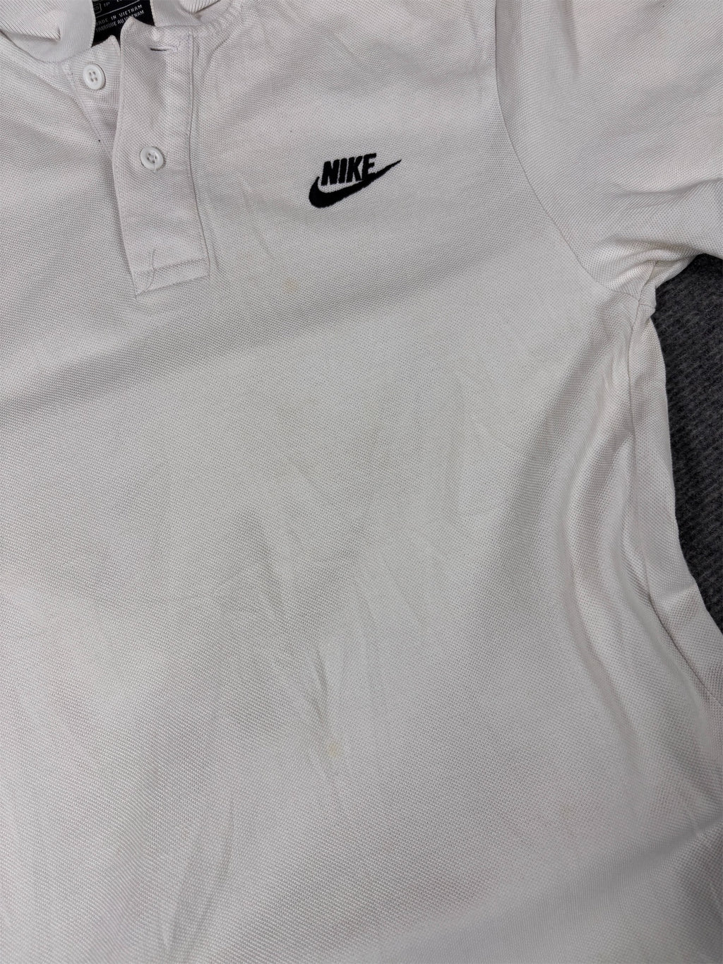 Nike Polo Shirt Women’s XS White Cotton Chest Logo Classic
