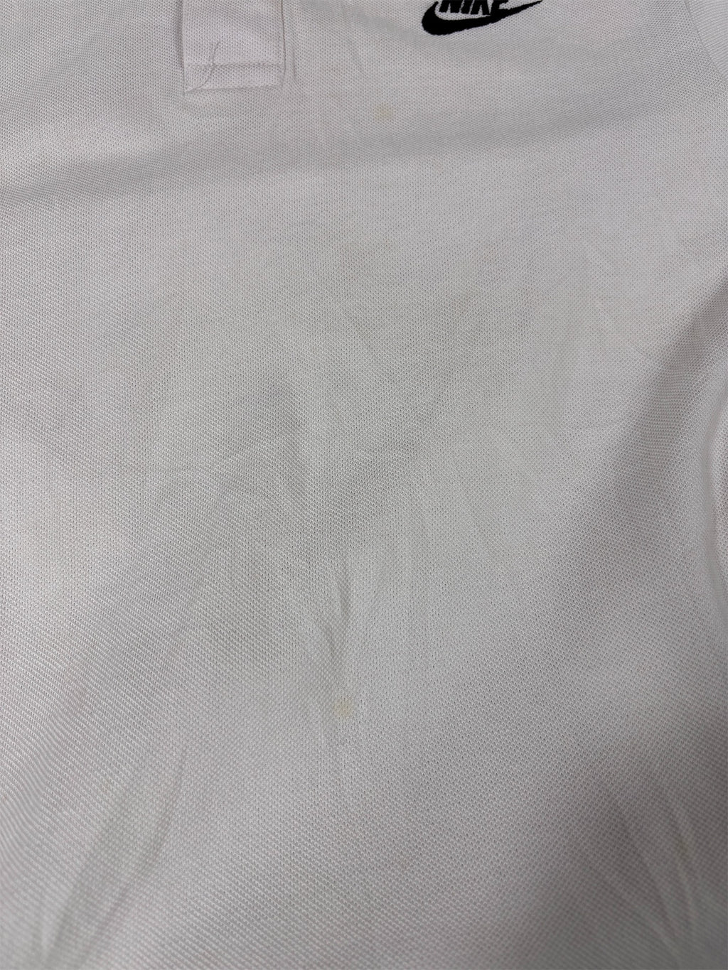 Nike Polo Shirt Women’s XS White Cotton Chest Logo Classic