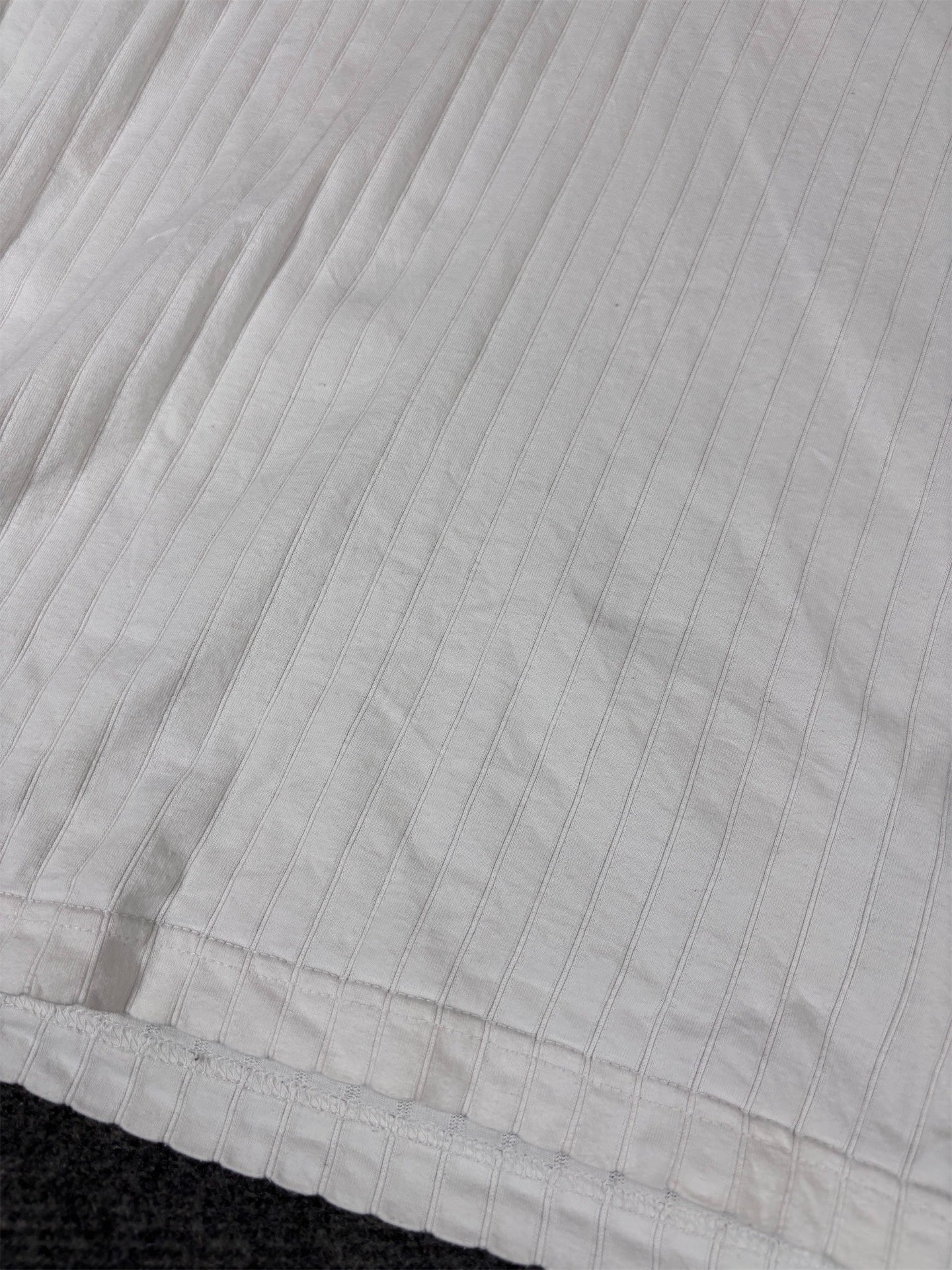 Vintage Y2K Nike Court Polo Shirt Men’s L White Down Stripe Silver Chest Logo