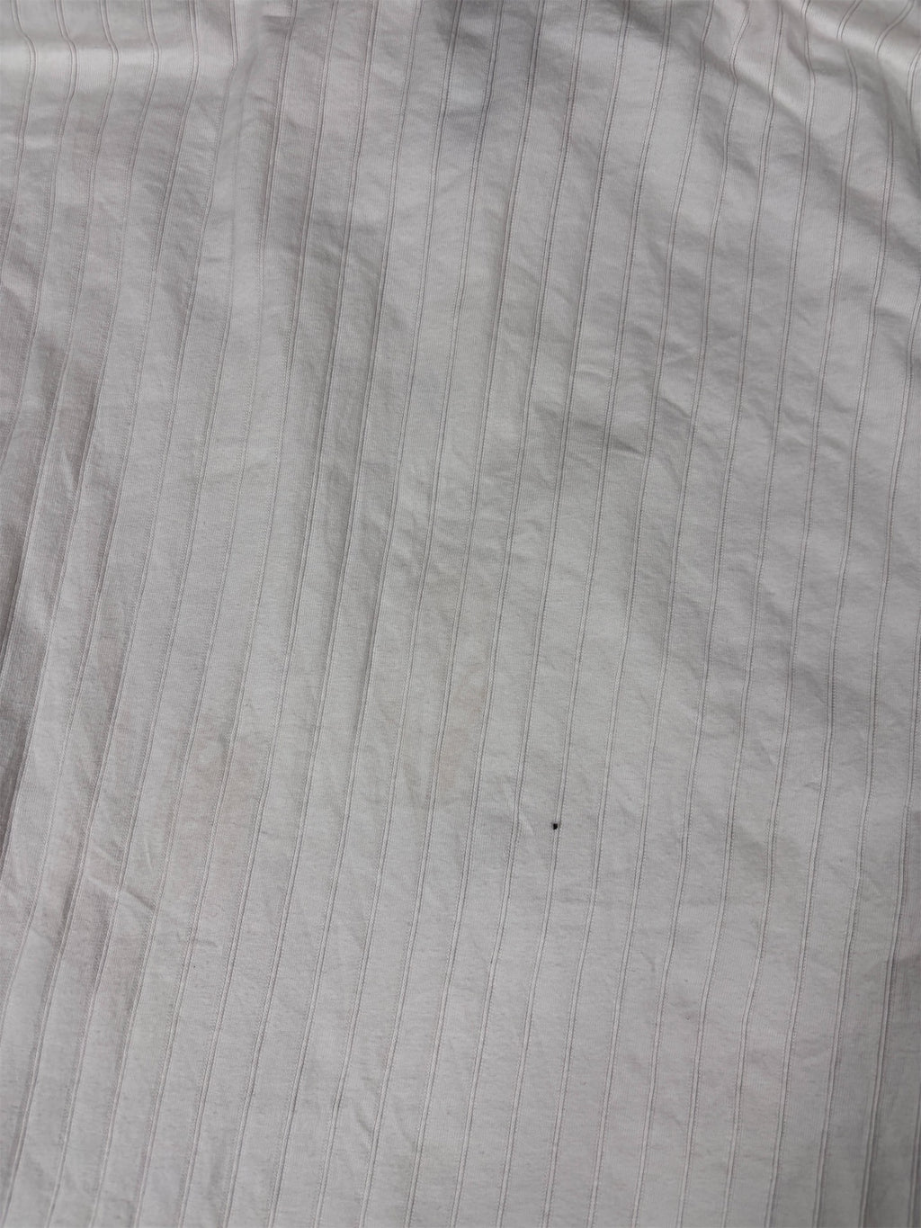 Vintage Y2K Nike Court Polo Shirt Men’s L White Down Stripe Silver Chest Logo