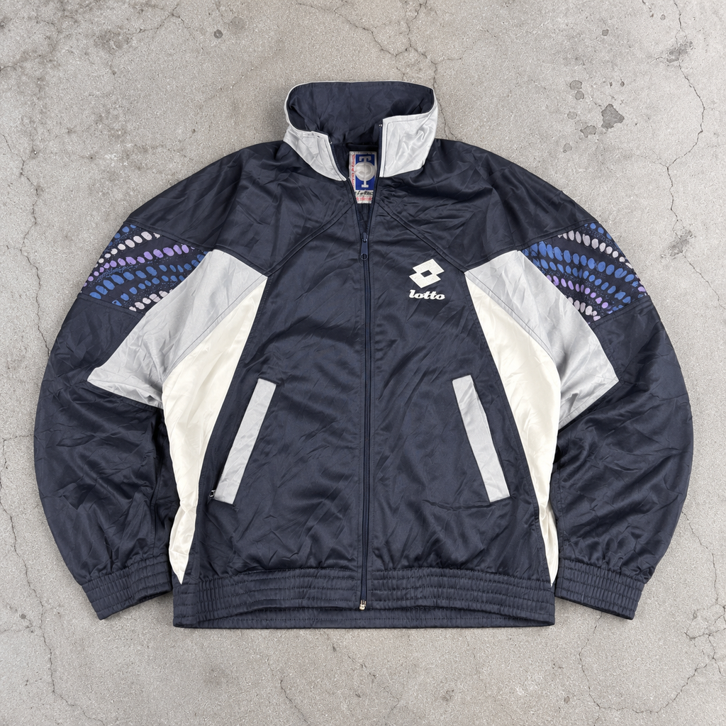 Vintage 90s Lotto Boris Becker Tennis Jacket Men's Medium Retro Sportswear