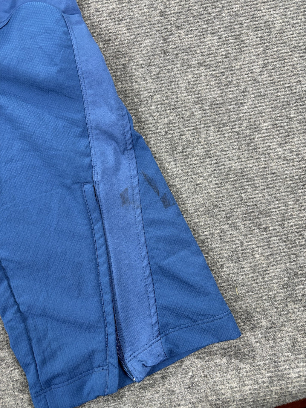 Vintage Y2K Nike Cargo Track Pants Women's XS Blue Green Swoosh Embroidered Joggers