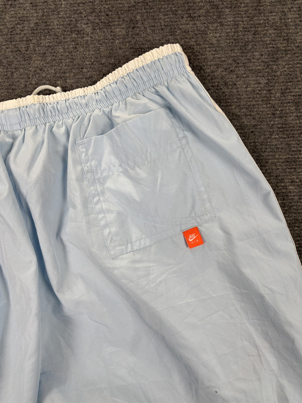 Vintage Y2K Nike 3/4 Track Pants Women's S Baby Blue White Piping Rare Joggers