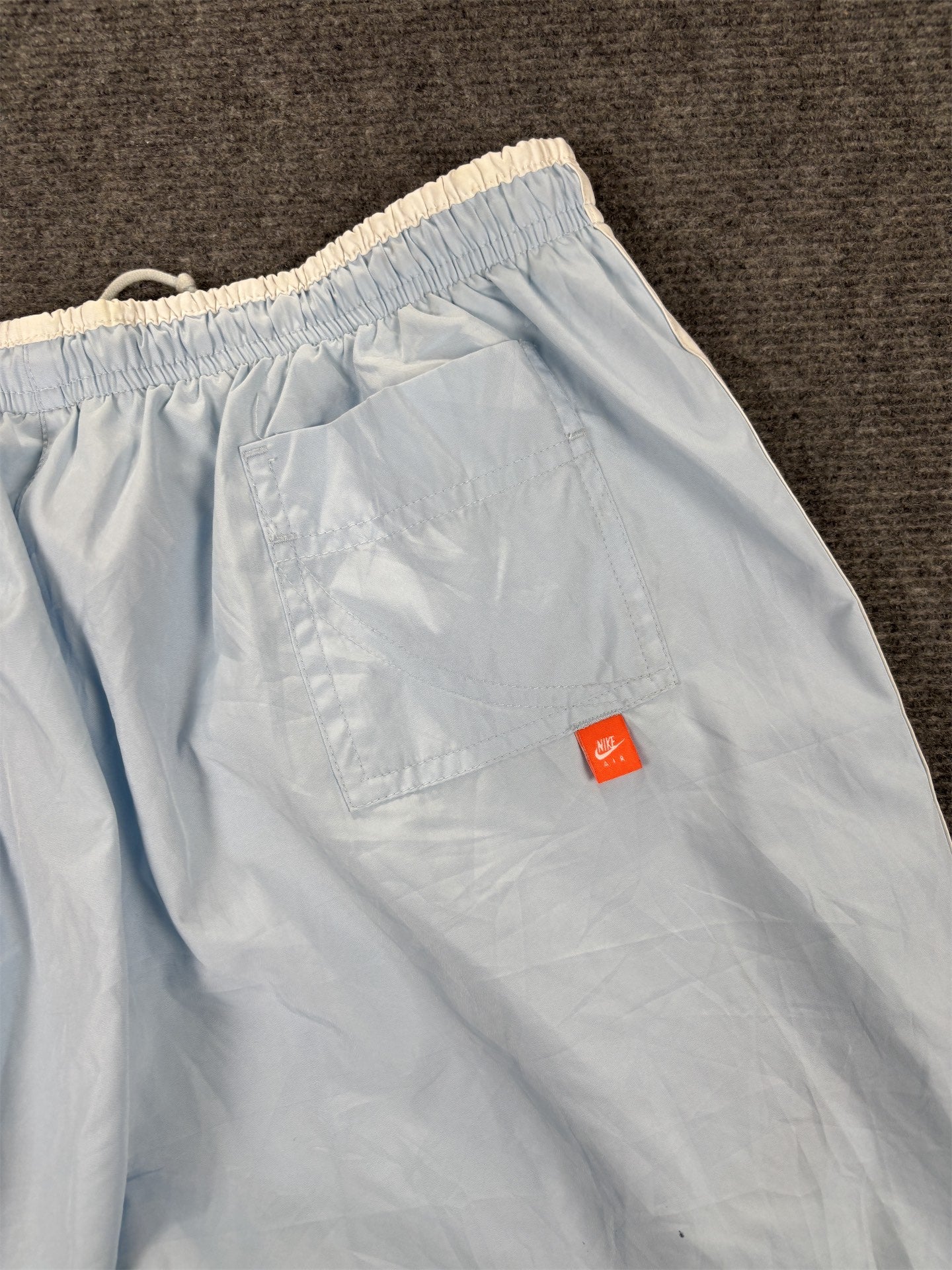 Vintage Y2K Nike 3/4 Track Pants Women's S Baby Blue White Piping Rare Joggers