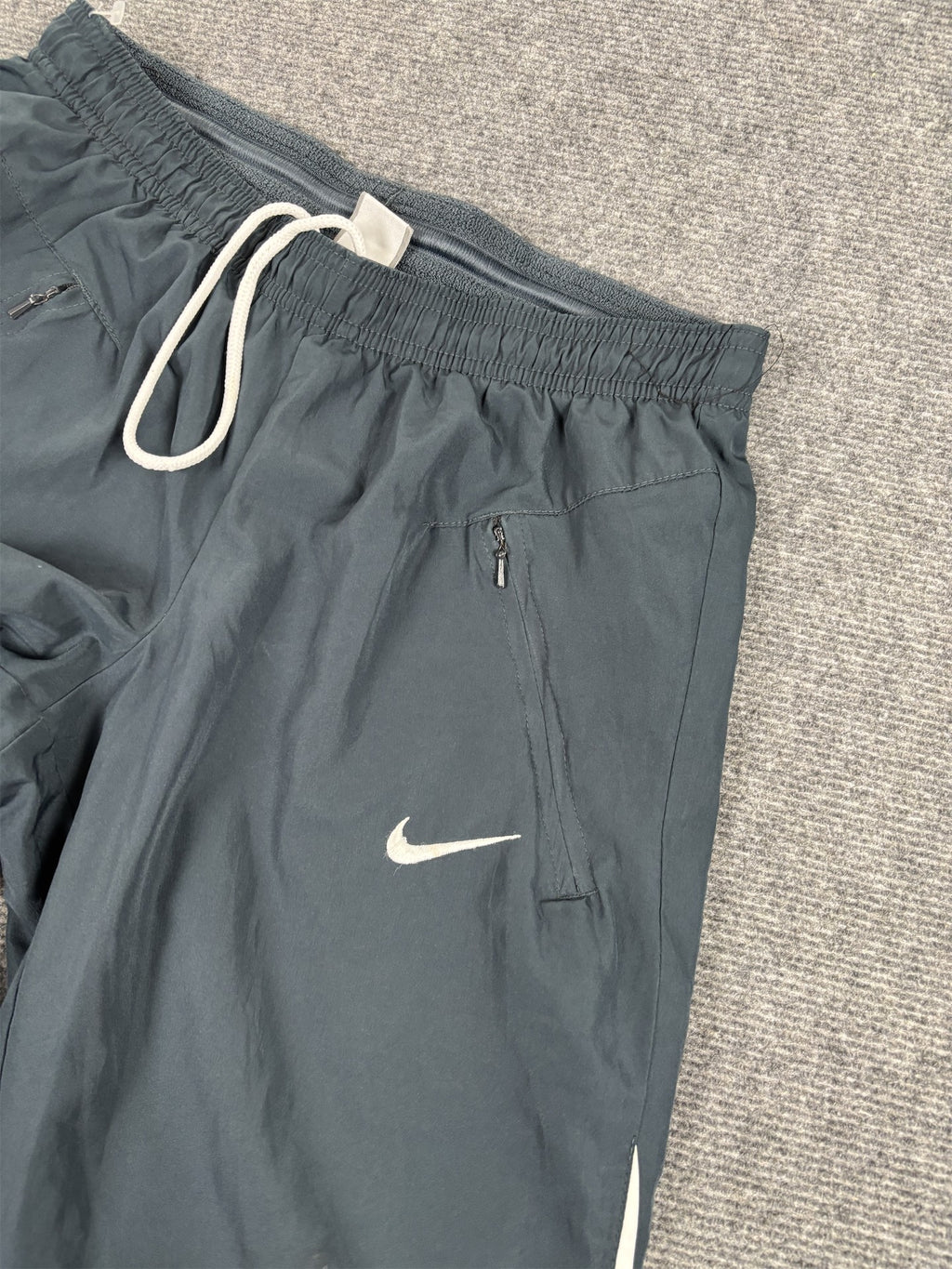 Vintage Y2K Nike Track Pants Women's XS Black White Piping Swoosh Ladies Joggers