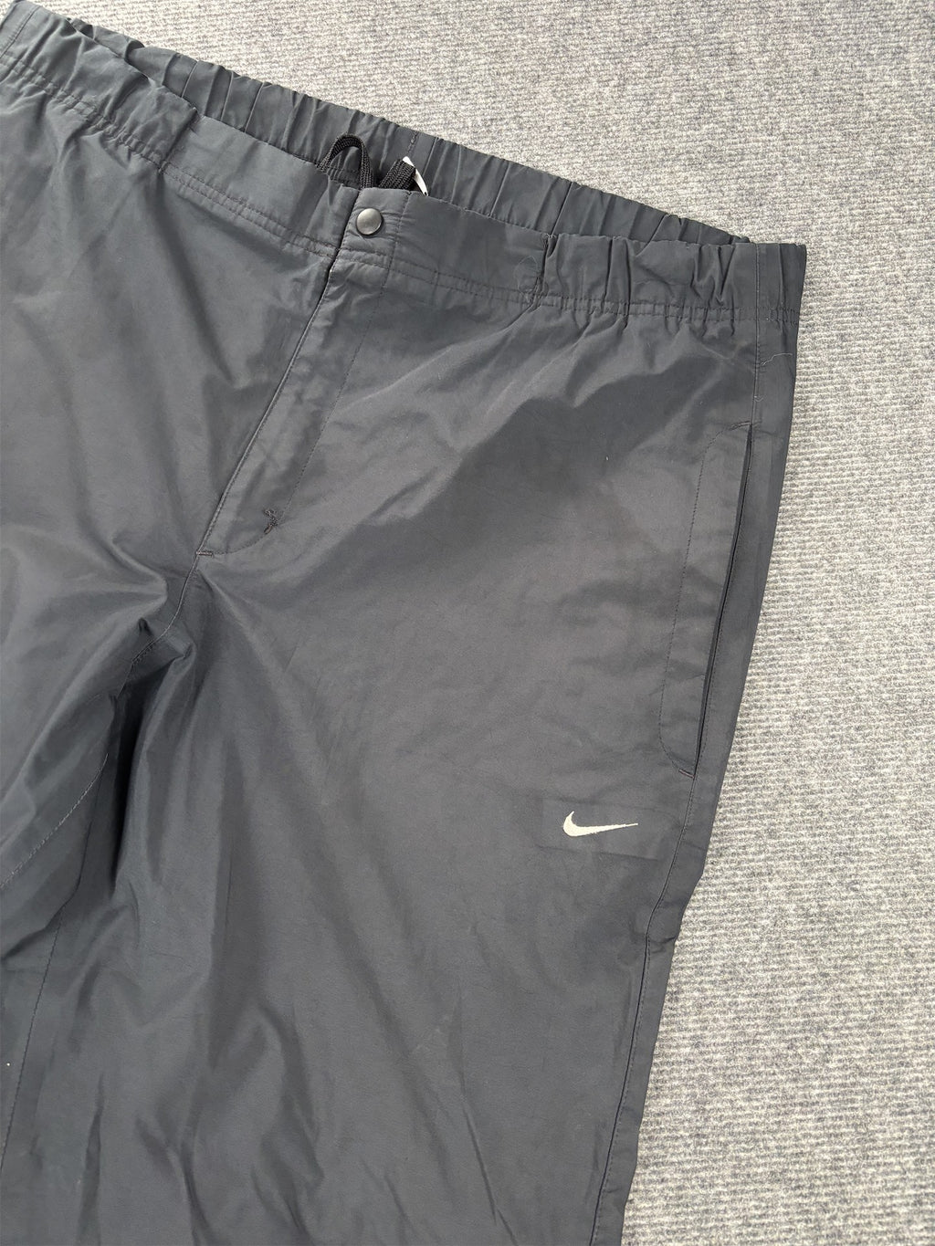 Vintage Y2K Nike Golf Track Pants Men's M Black Waterproof Storm-Fit Trousers