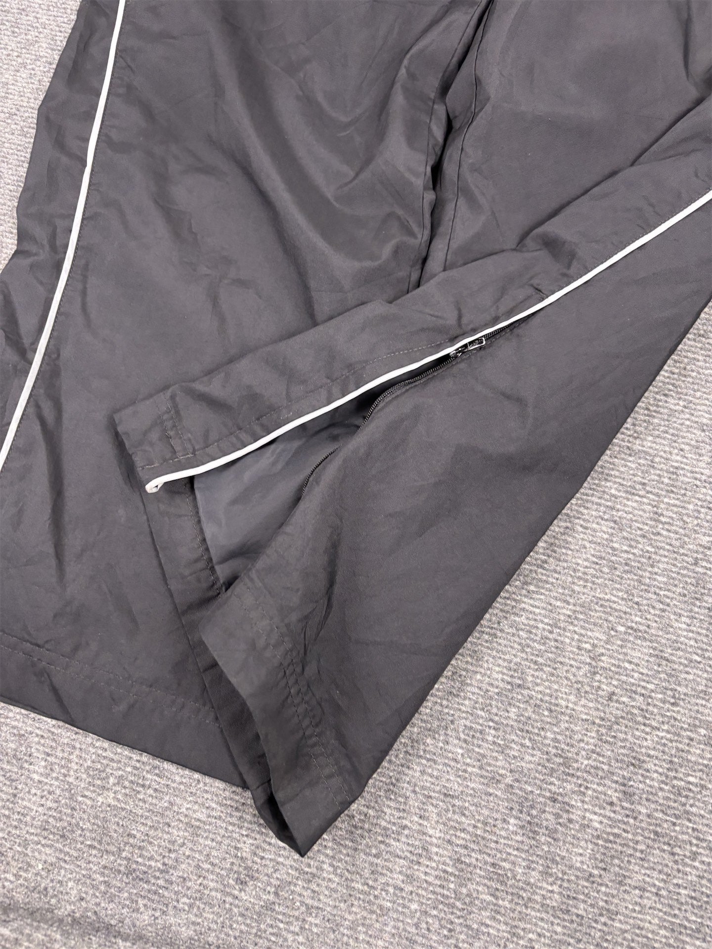 Vintage Y2K Nike Track Pants Men's M Black Double Piping Swoosh Joggers