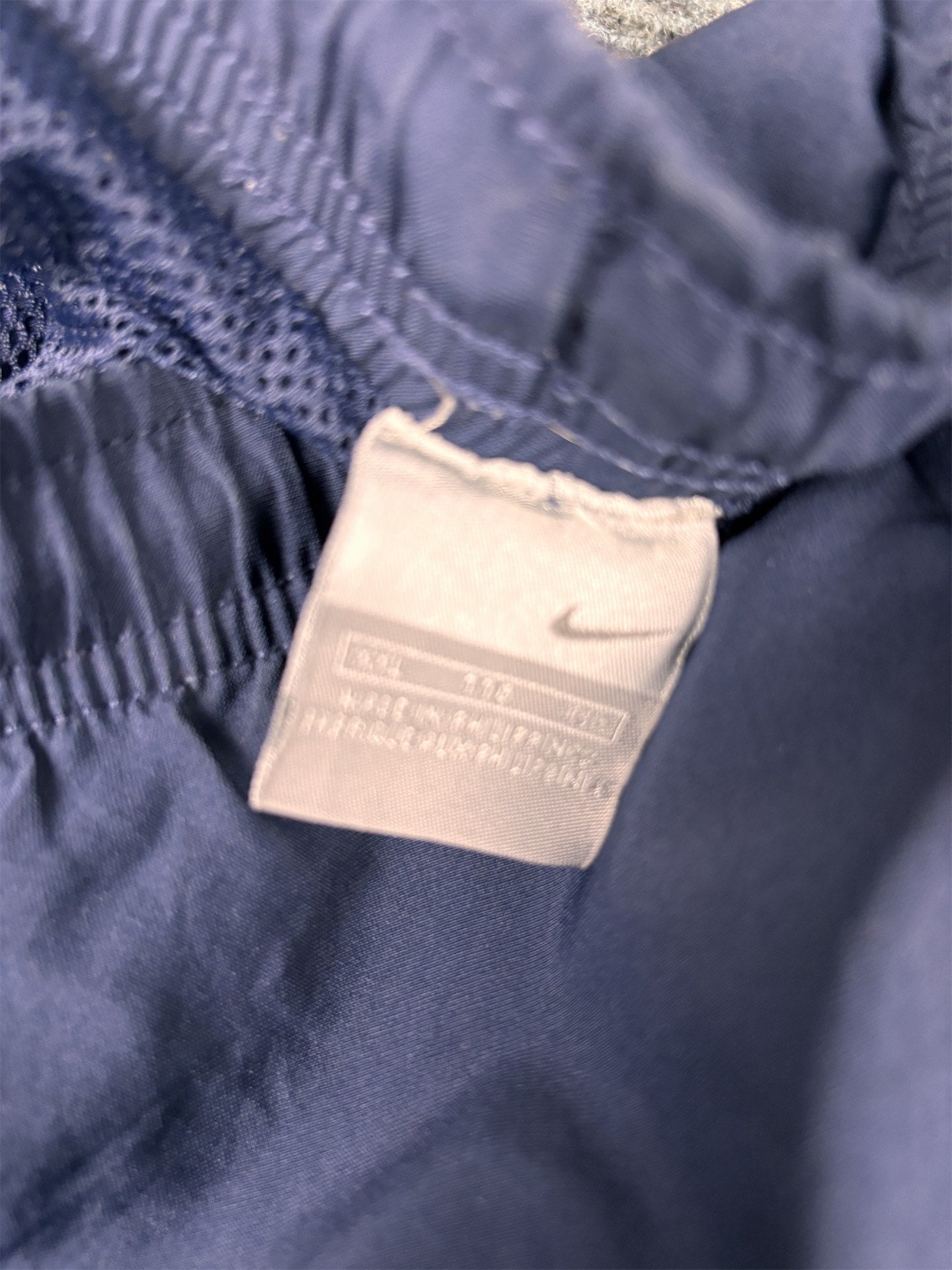 Vintage Y2K Nike Track Pants Men's XXL Navy Blue Double White Piping Swoosh Joggers
