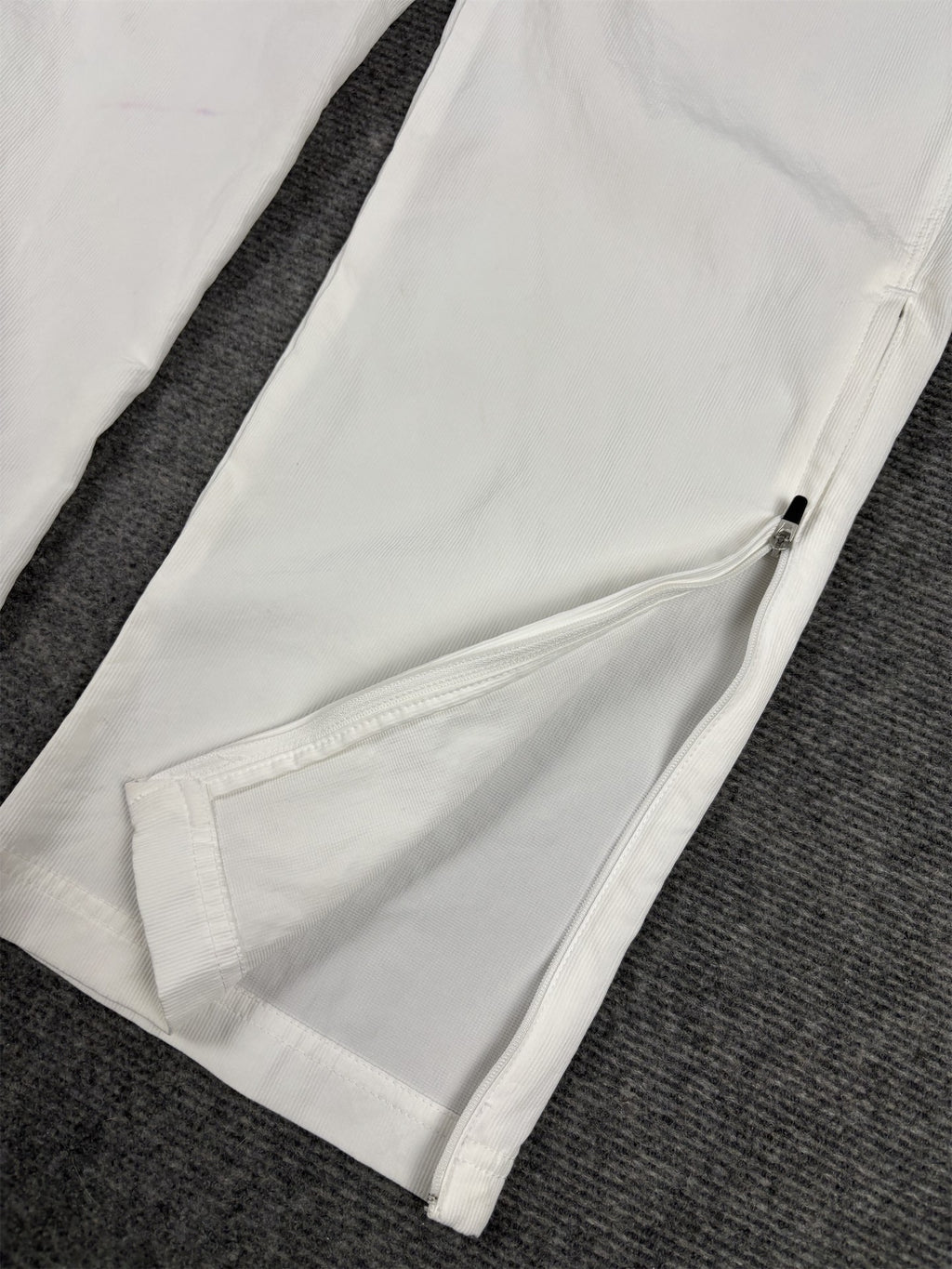 Vintage Y2K Nike Court Track Pants Men's M White Black Swoosh FITdry Joggers