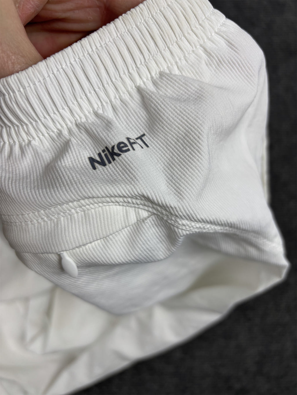 Vintage Y2K Nike Court Track Pants Men's M White Black Swoosh FITdry Joggers