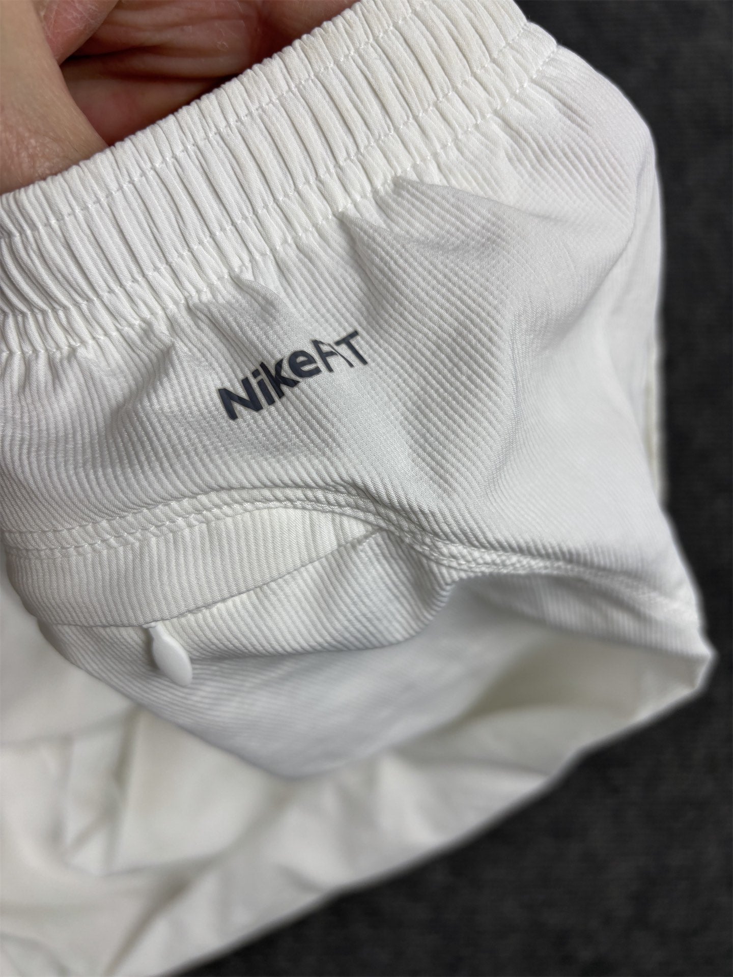 Vintage Y2K Nike Court Track Pants Men's M White Black Swoosh FITdry Joggers