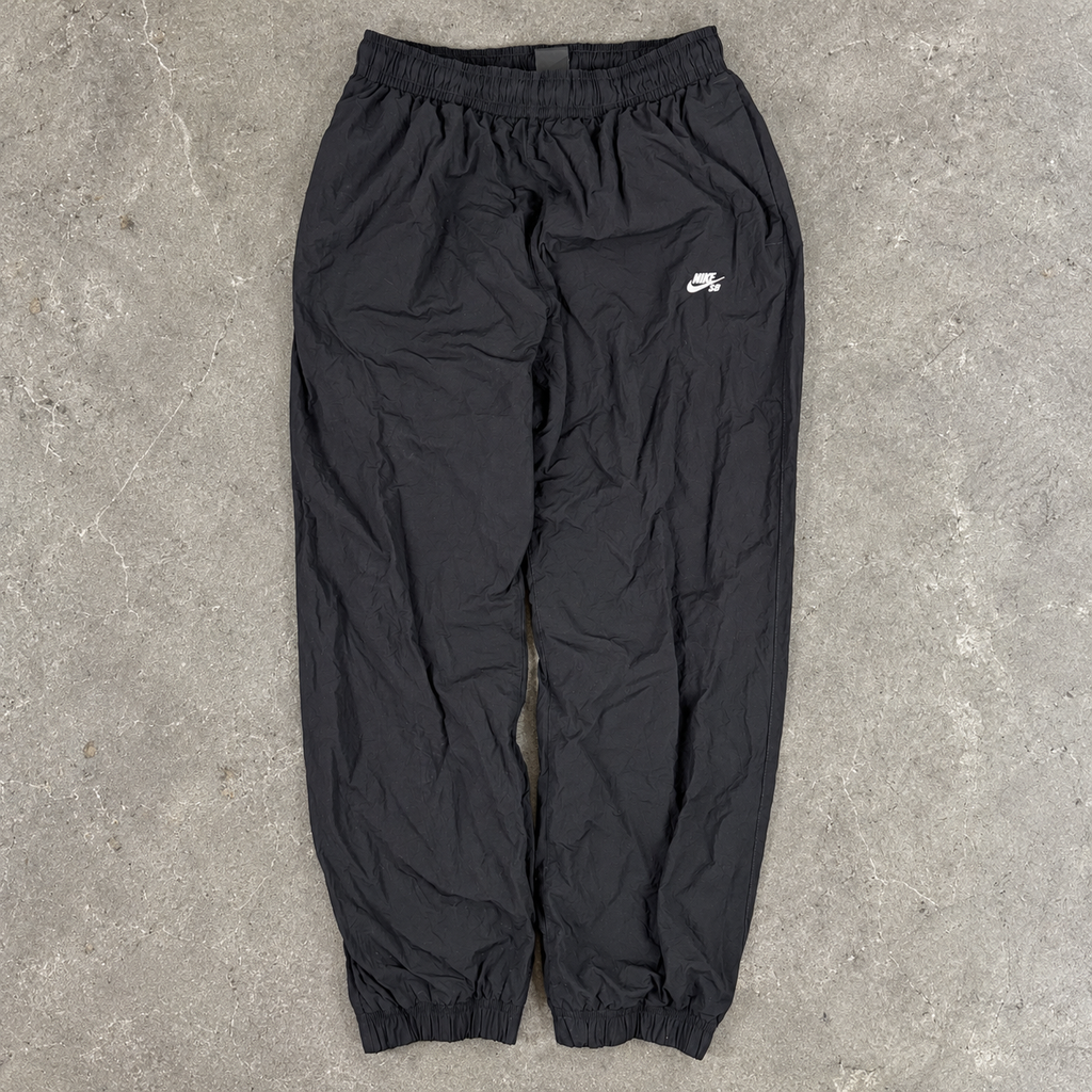 Nike SB Baggy Track Pants Men's Medium Black Cuffed Ankle