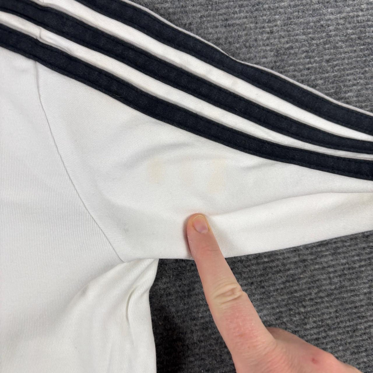 Vintage y2k Adidas Jacket Women's XS SMall White Black 3 Stripe Petite