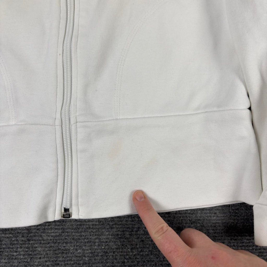 Vintage y2k Adidas Jacket Women's XS SMall White Black 3 Stripe Petite