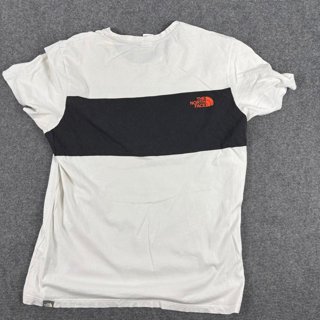 The North Face T-shirt Men's Large White Black Big Logo Gorpcore Top