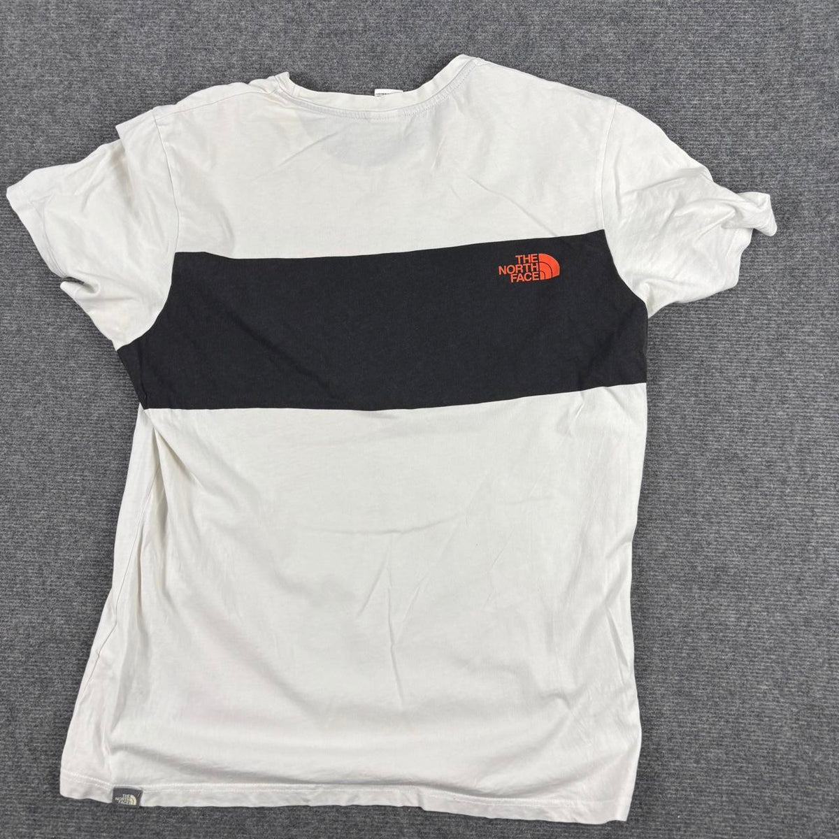 The North Face T-shirt Men's Large White Black Big Logo Gorpcore Top