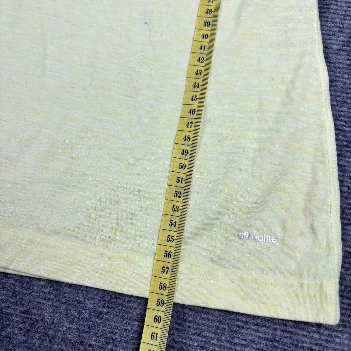 Adidas Climalite Top Women's XS Straw Yellow Cap Sleeve Activewear T-shirt