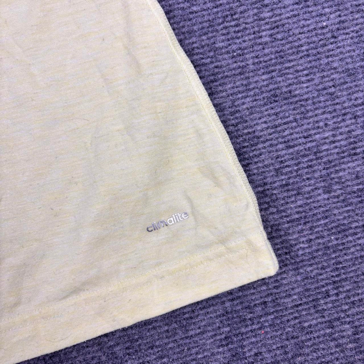 Adidas Climalite Top Women's XS Straw Yellow Cap Sleeve Activewear T-shirt