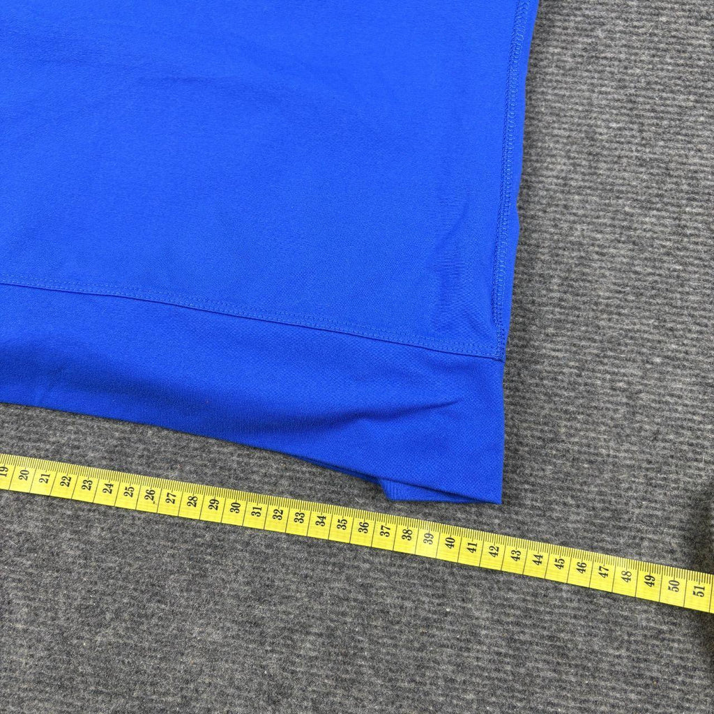 y2k Adidas Scoop Neck Top Women's XS Small Blue Petite Activewear