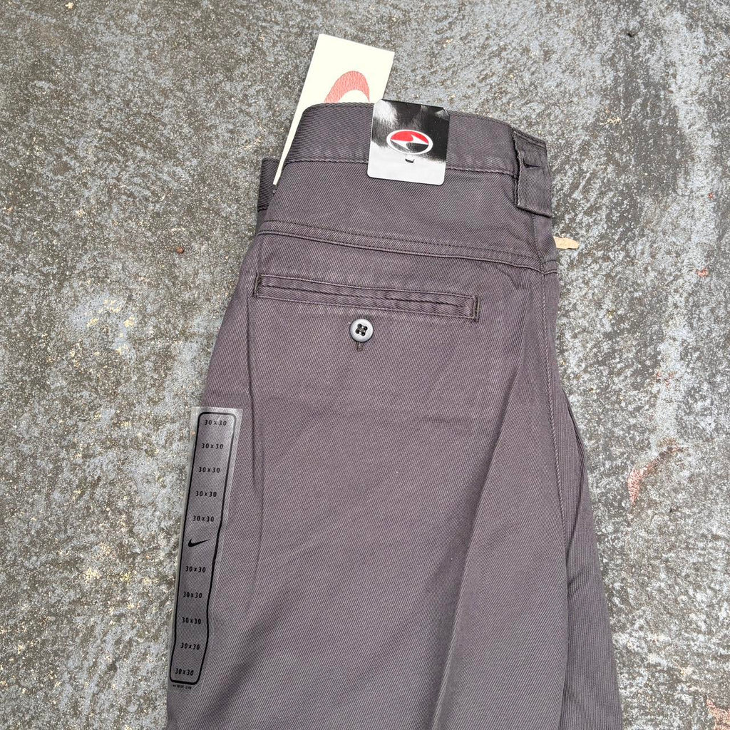 Vintage 90s Nike Golf Pants Size 30 Tiger Woods Yin Yang Logo Wide Leg NWT Deadstock