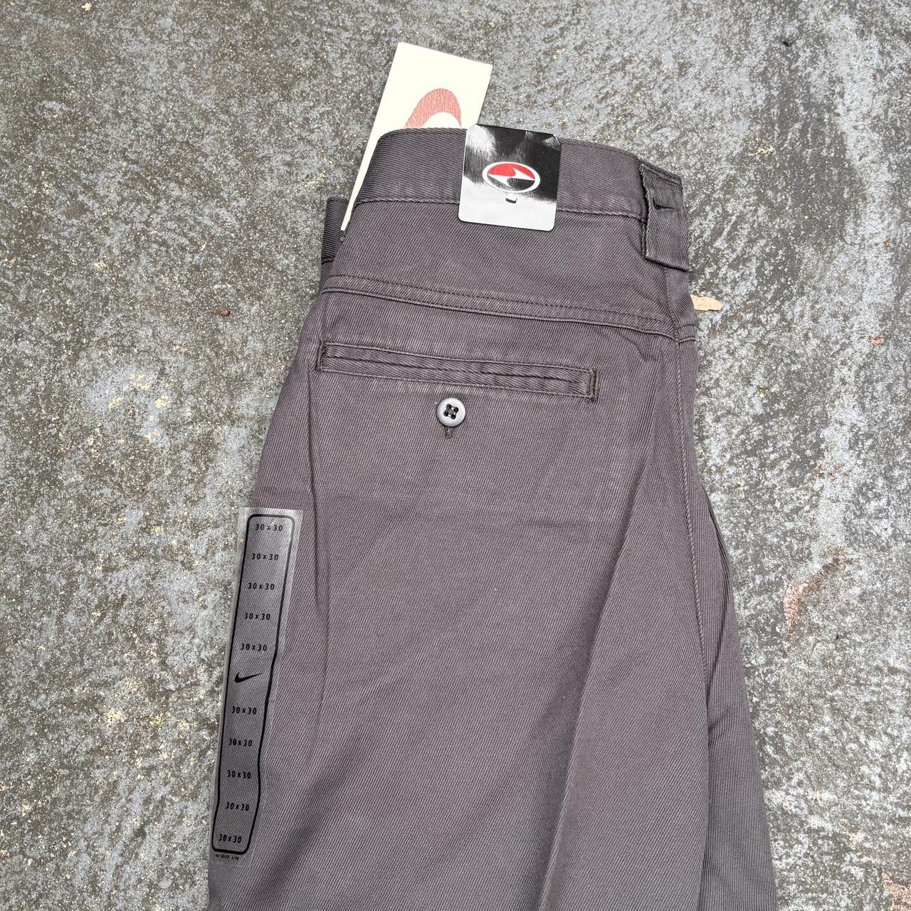 Vintage 90s Nike Golf Pants Size 30 Tiger Woods Yin Yang Logo Wide Leg NWT Deadstock